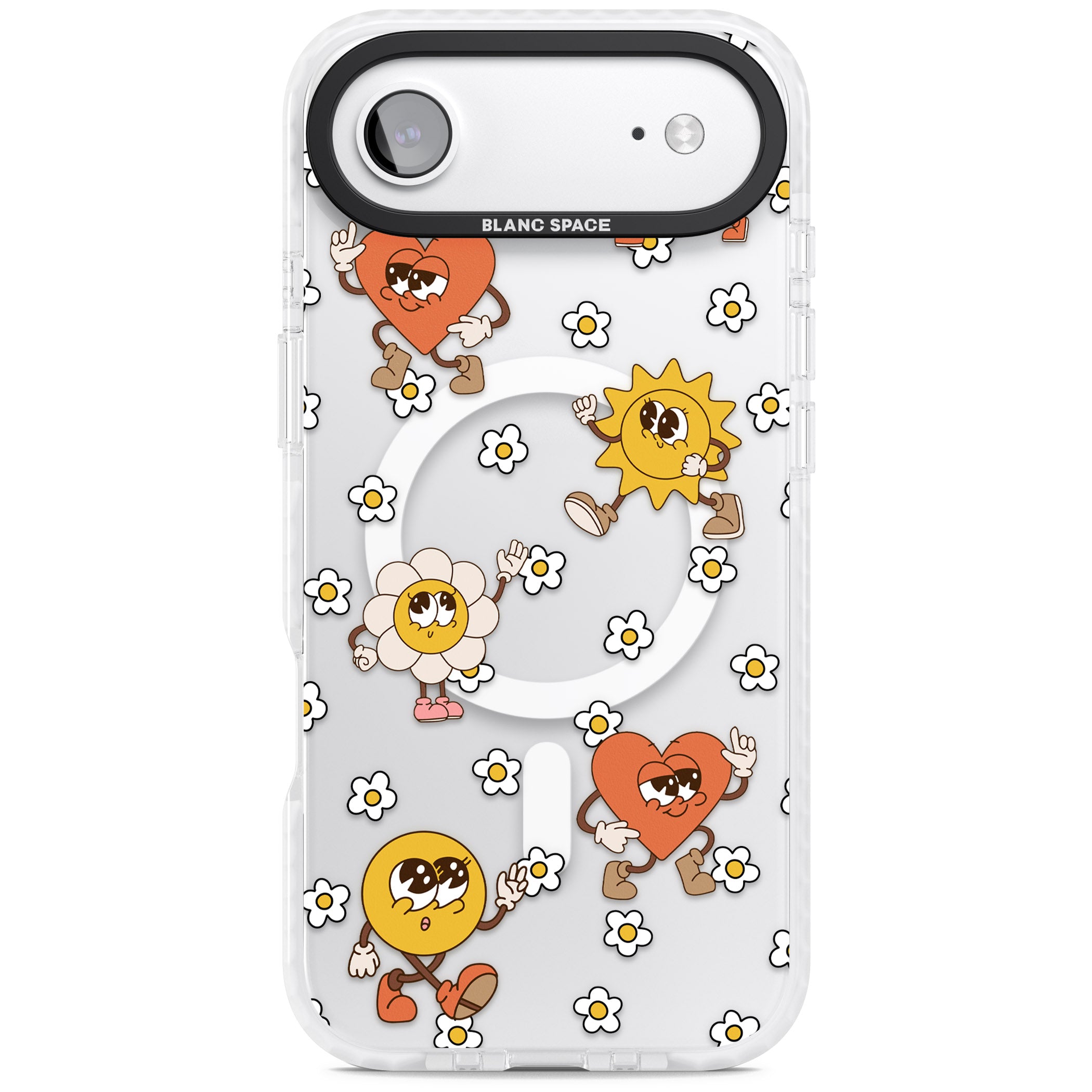 Daisies & Friends iPhone 17 Air Impact Pro Clear Phone Case
