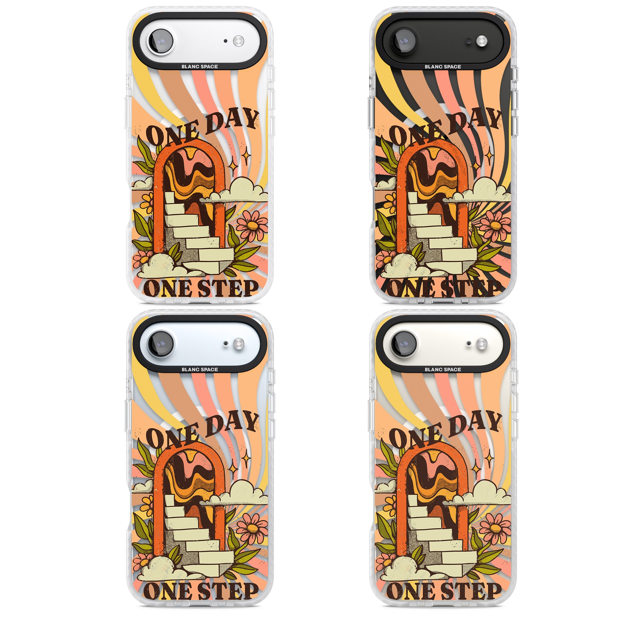 One Day One Step iPhone 17 Air Impact Pro Clear Phone Case APT Impact Protection