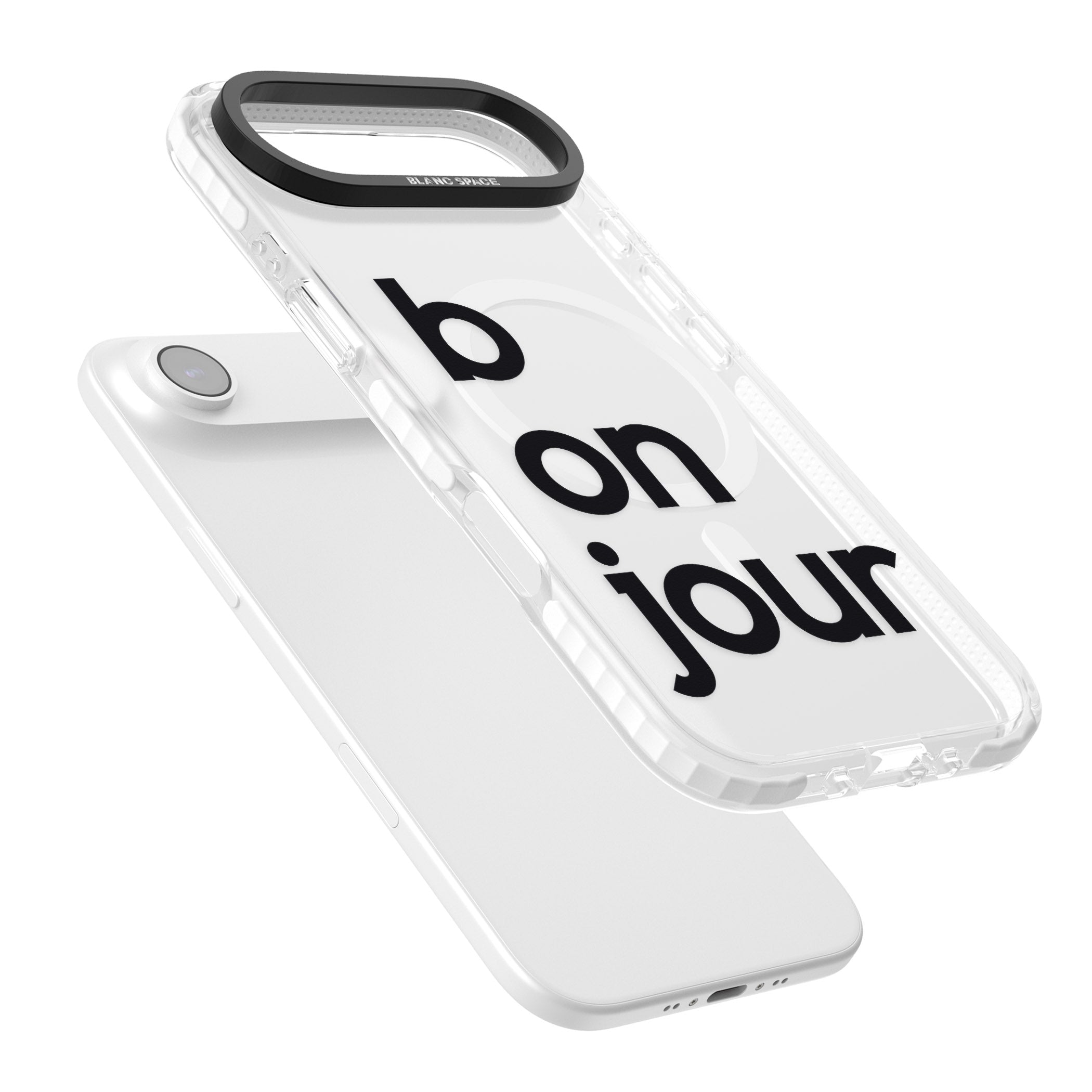 Bonjour iPhone 17 Air Impact Pro Clear Phone Case Colours