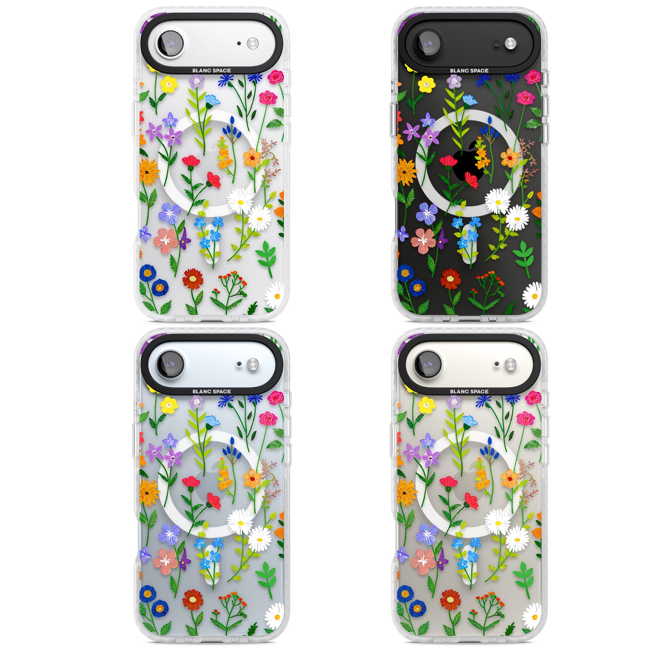 Wildflower Garden iPhone 17 Air Impact Pro Clear Phone Case APT Impact Protection