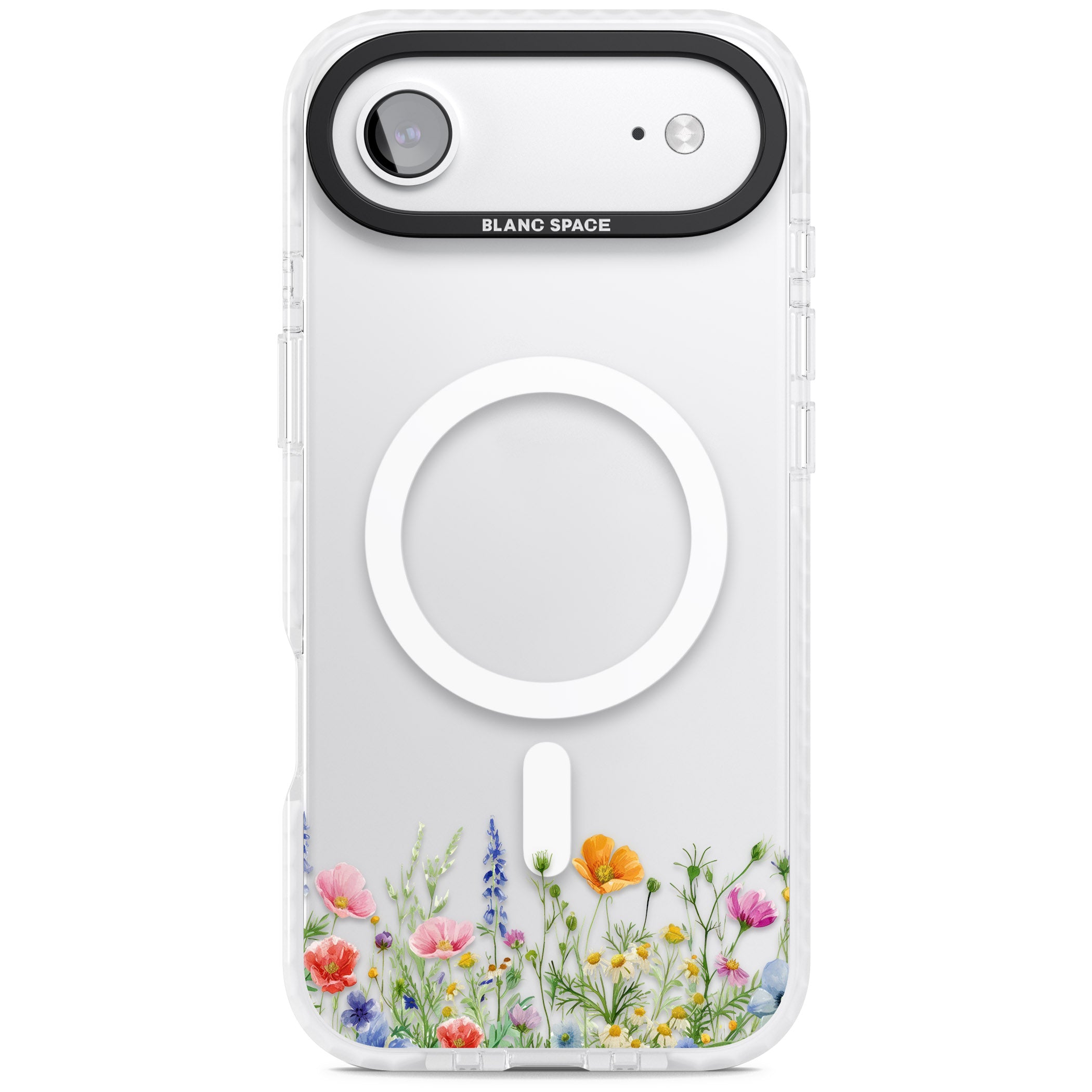 Minimal Wildflowers iPhone 17 Air Impact Pro Clear Phone Case