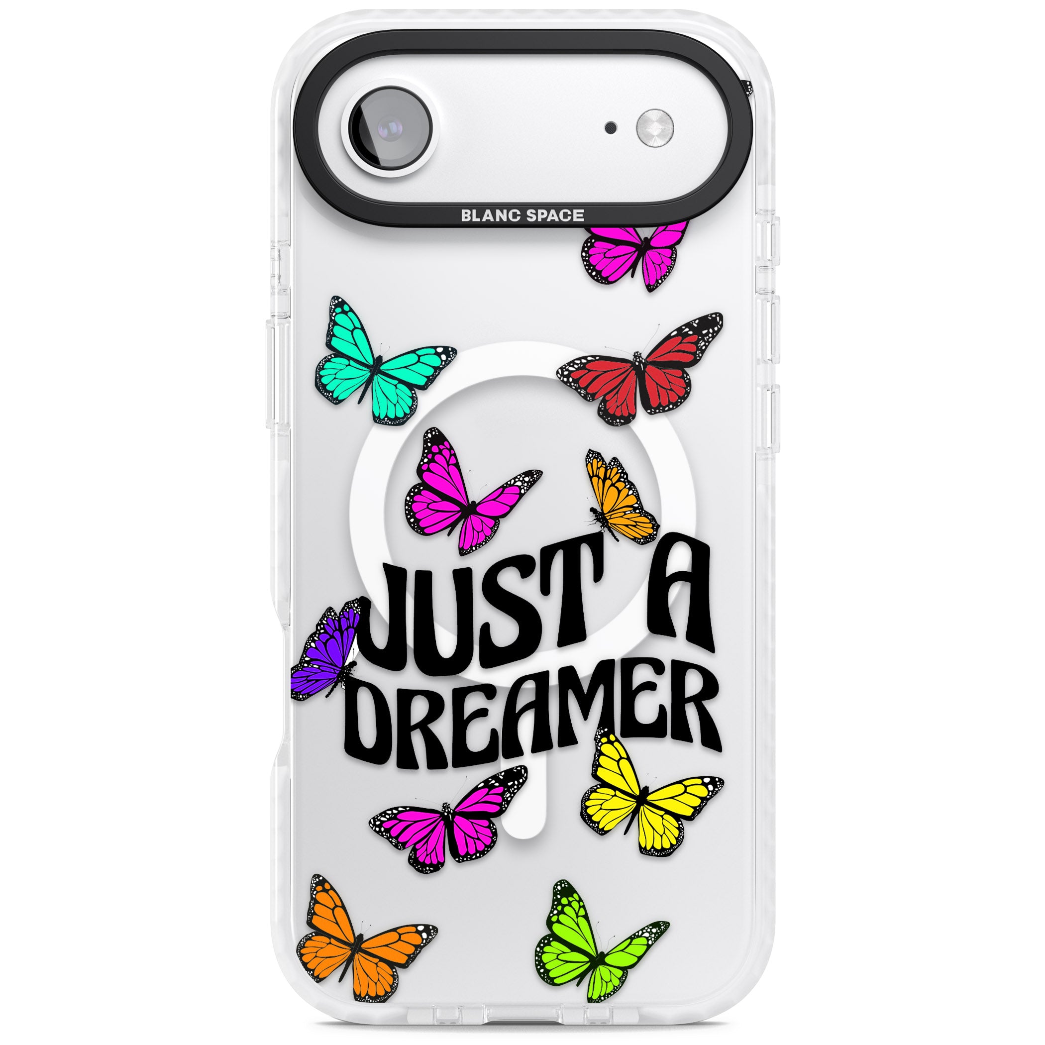 Just A Dreamer Butterfly iPhone 17 Air Impact Pro Clear Phone Case