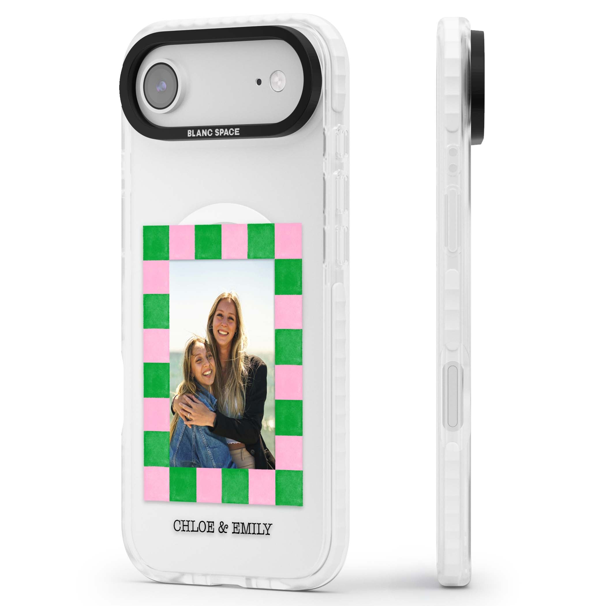 Riviera Check Photo cute iPhone case | Impact Magsafe case for iPhone Air