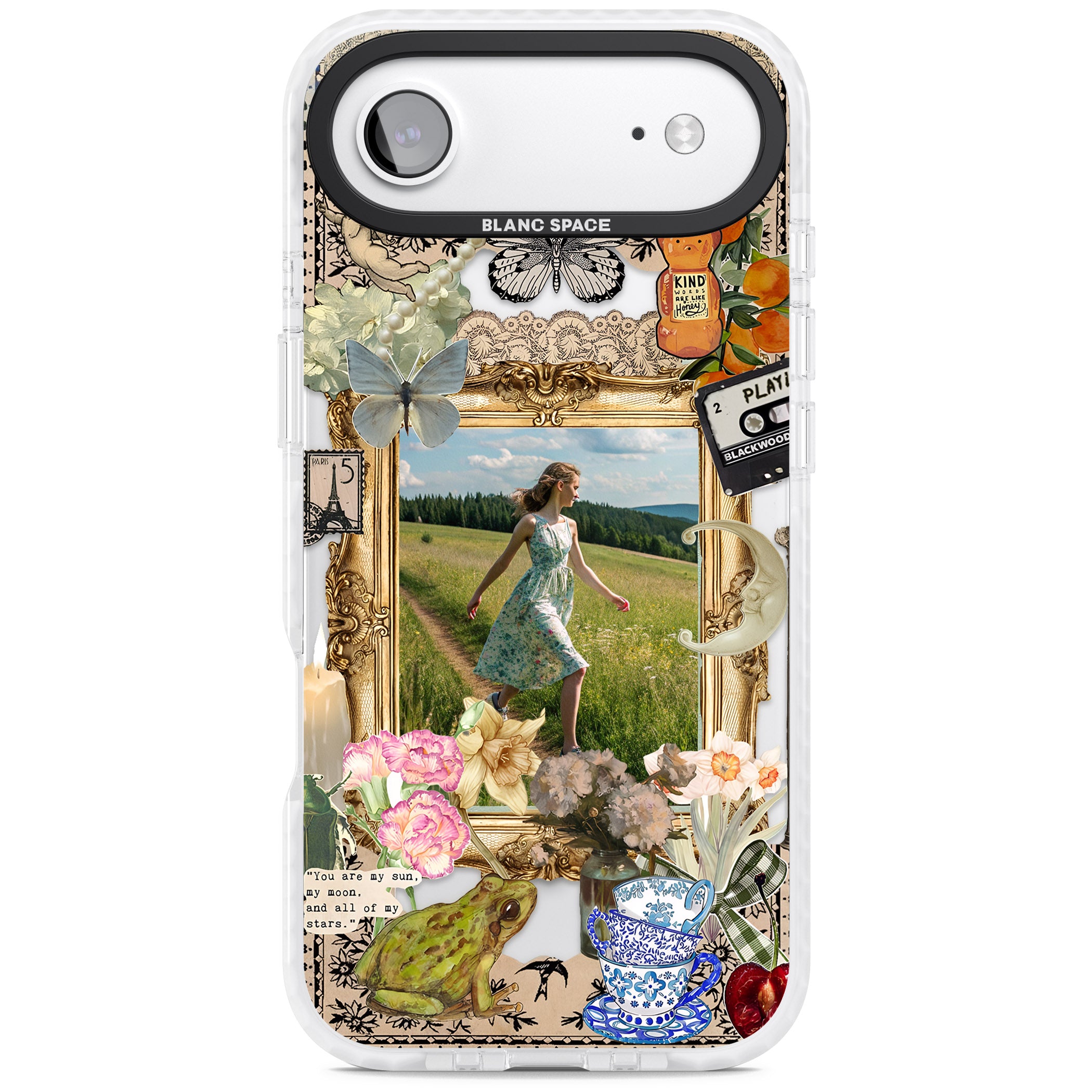 Personalised Country Collage Frame iPhone 17 Air Impact Pro Clear Phone Case