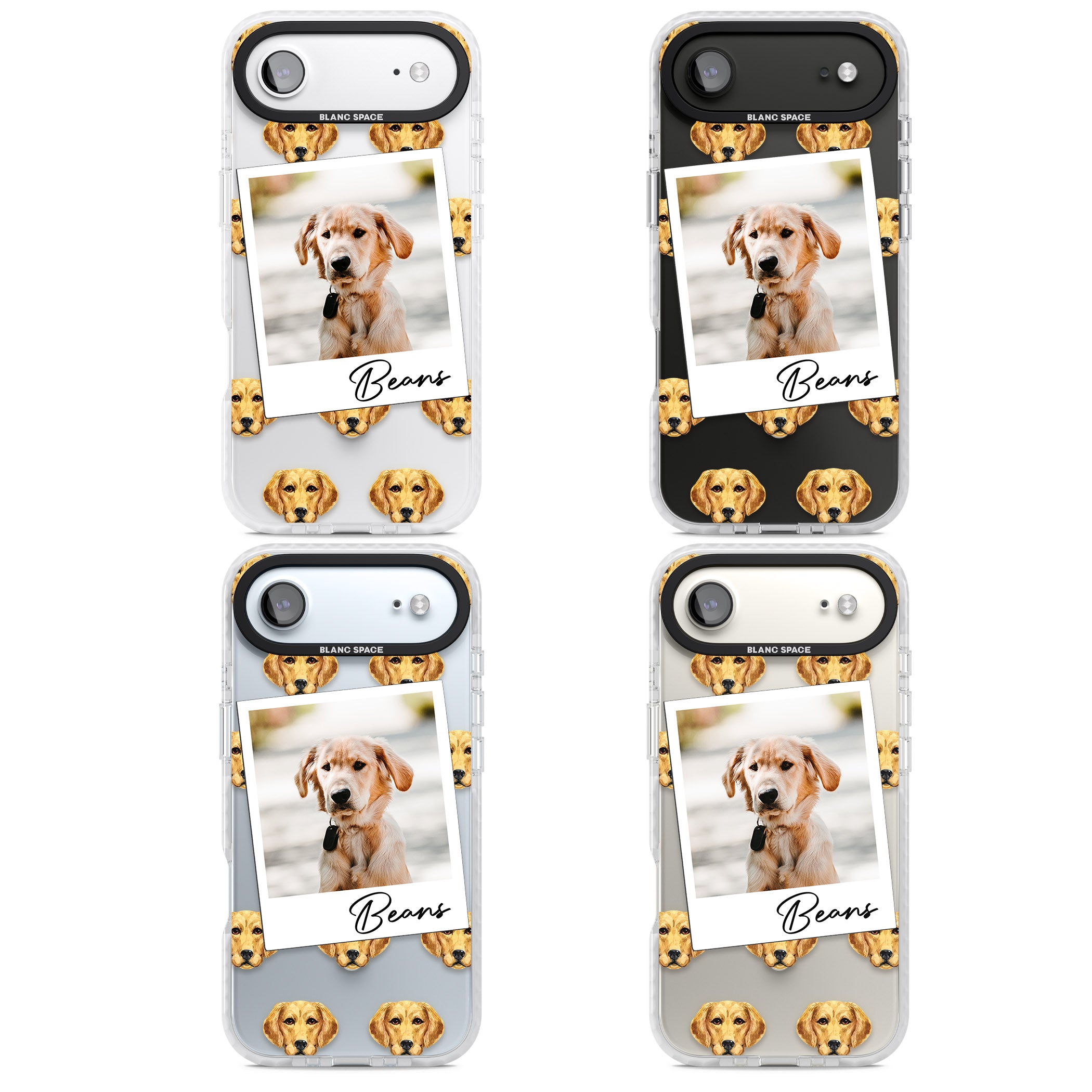 Personalised Labrador Instant Camera Photo iPhone 17 Air Impact Pro Clear Phone Case APT Impact Protection