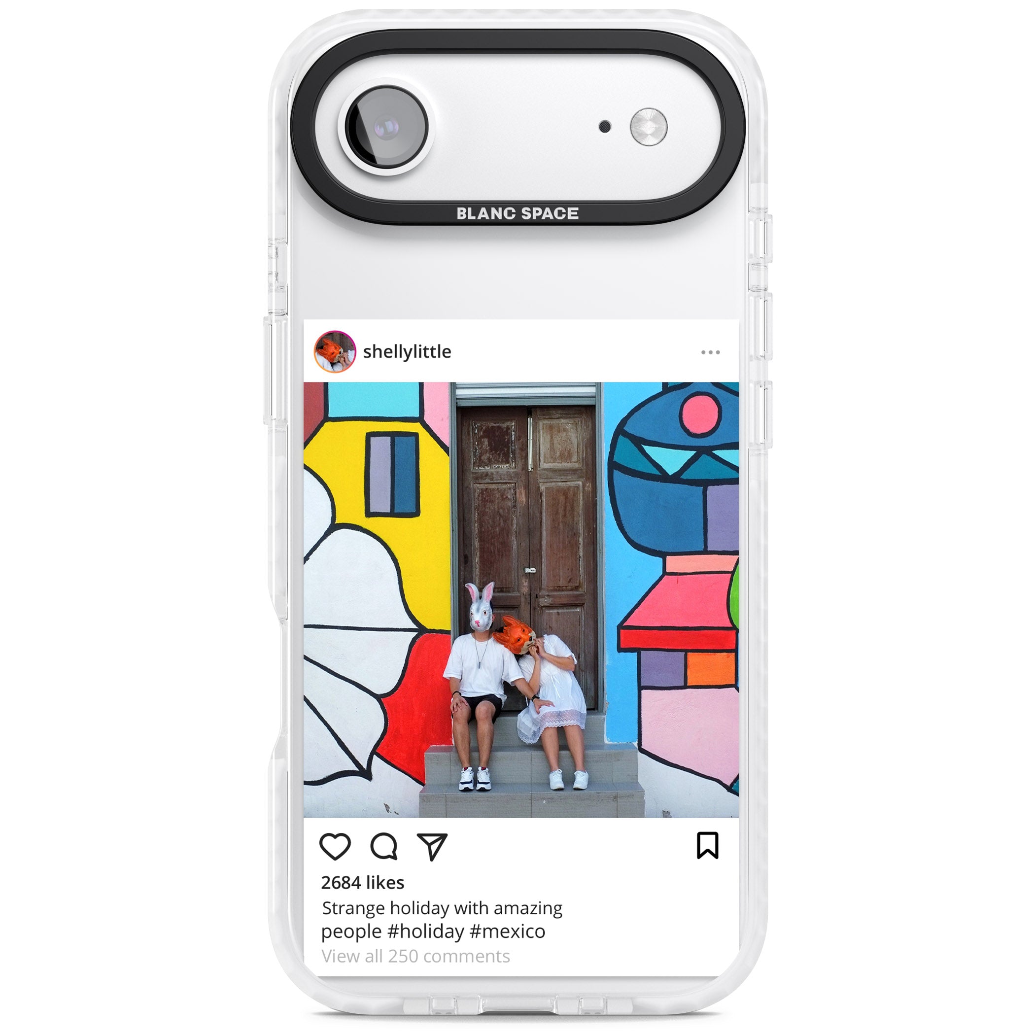 Personalised Instagram iPhone 17 Air Impact Pro Clear Phone Case