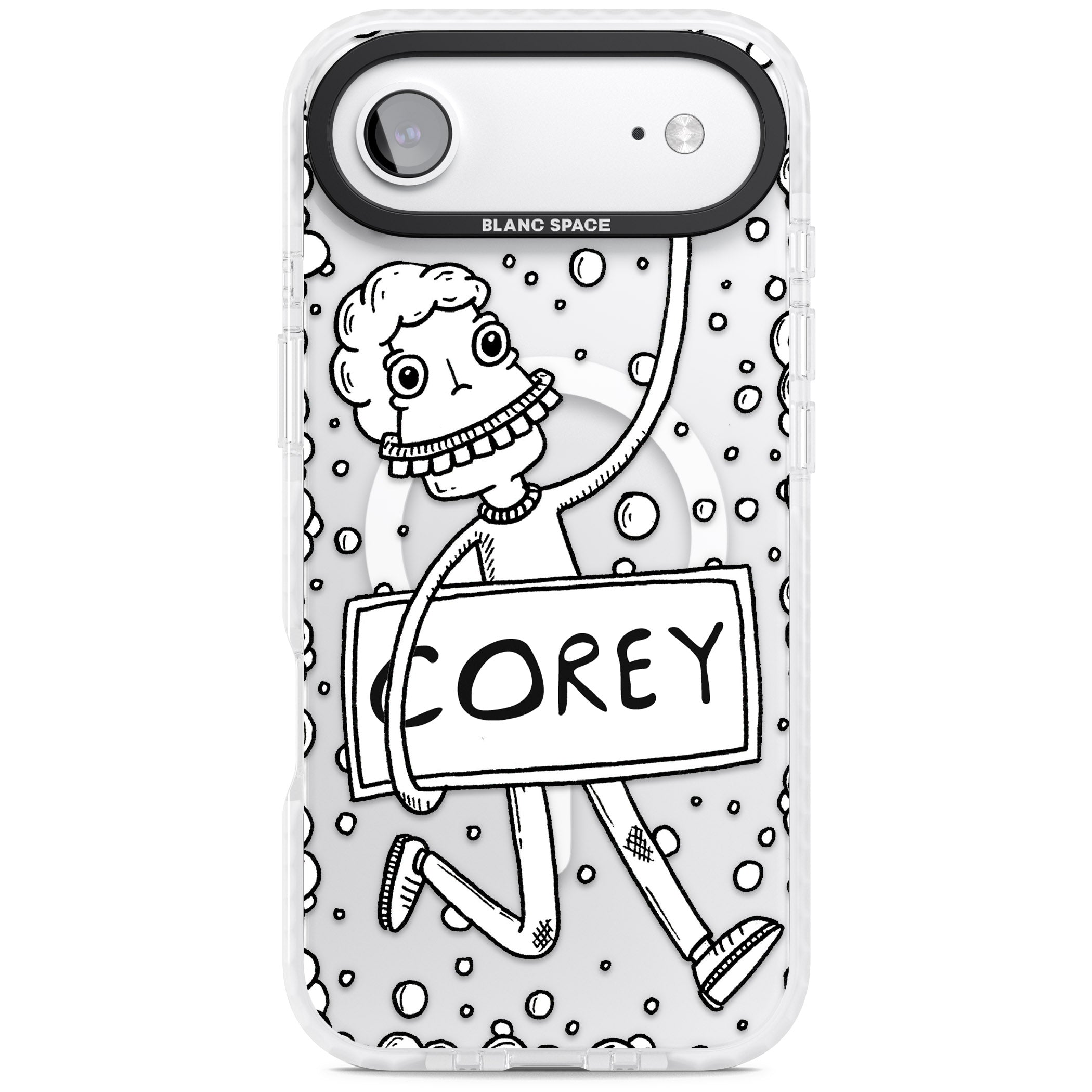 Personalised Banner Boy iPhone 17 Air Impact Pro Clear Phone Case