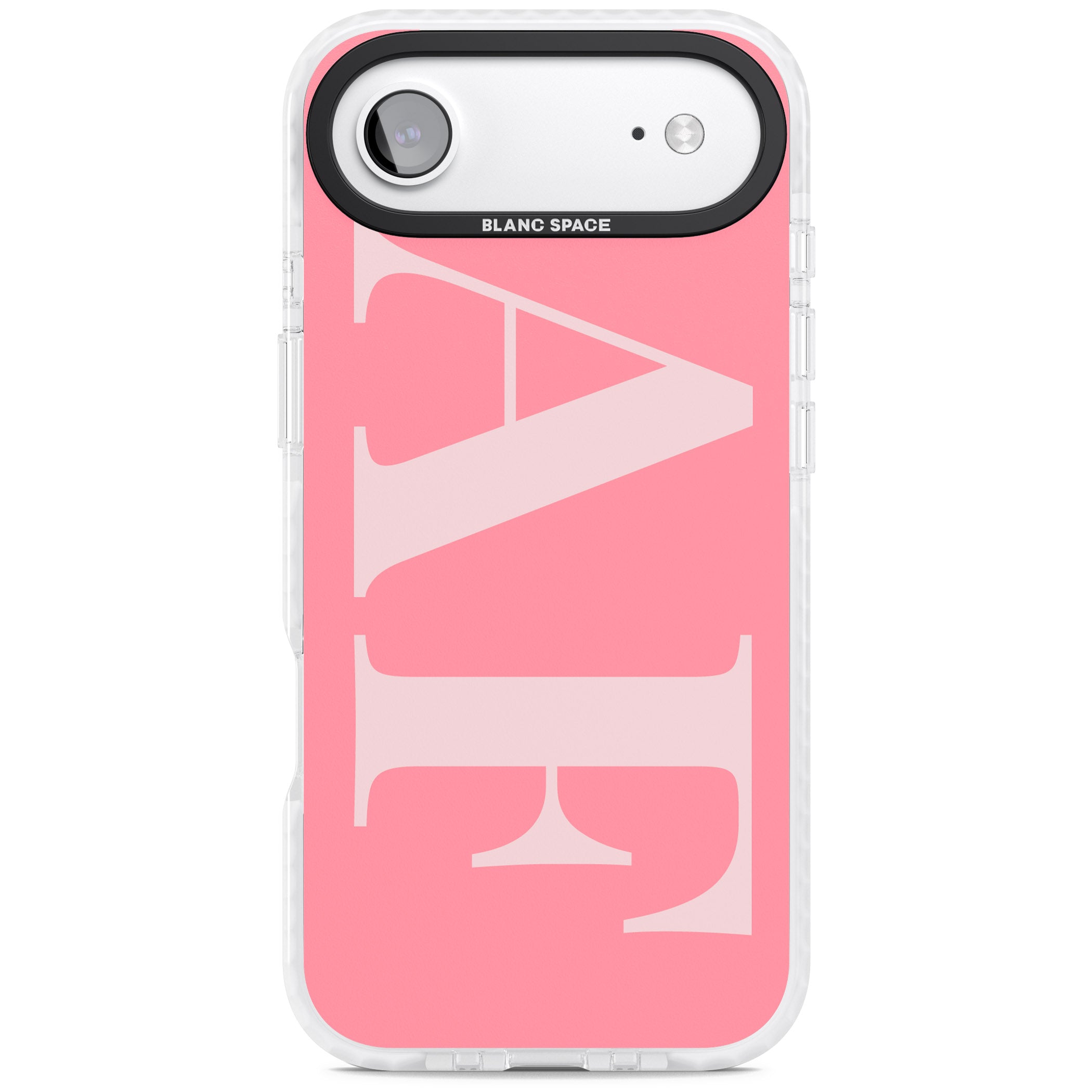 Personalised Light & Dark Pink Green Letters iPhone 17 Air Impact Pro Clear Phone Case