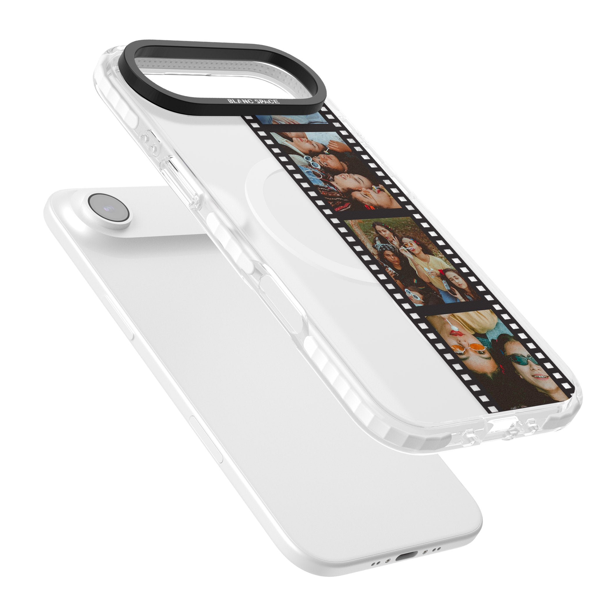 Personalised Photo Film Strip iPhone 17 Air Impact Pro Clear Phone Case Colours