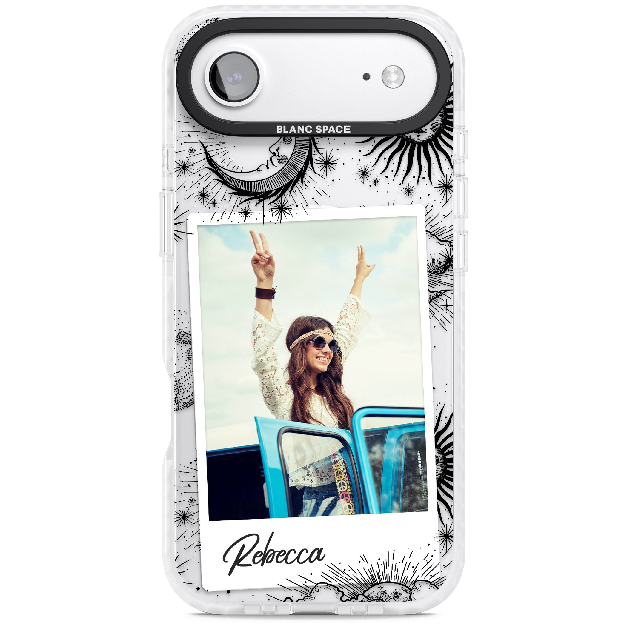 Personalised Astrology Instant Photo iPhone 17 Air Impact Pro Clear Phone Case