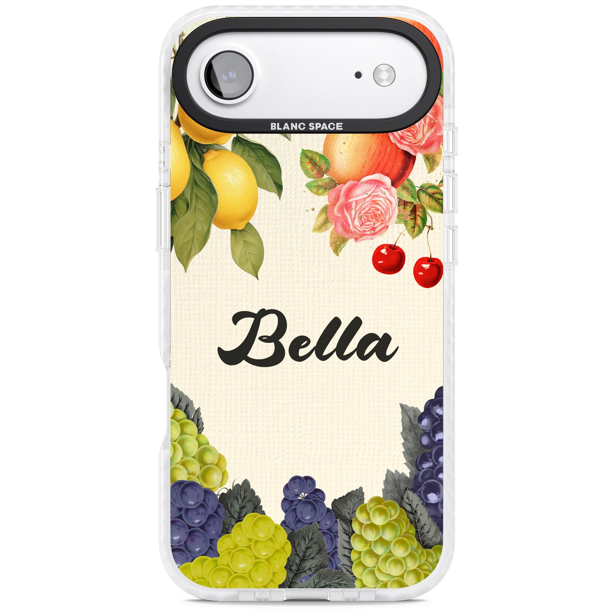 Personalised Vintage Fruits iPhone 17 Air Impact Pro Clear Phone Case