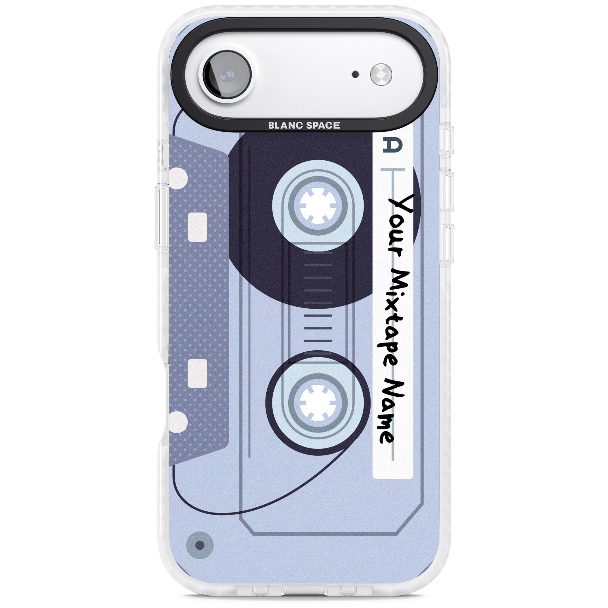 Personalised Retro Mixtape Industrial iPhone 17 Air Impact Pro Clear Phone Case