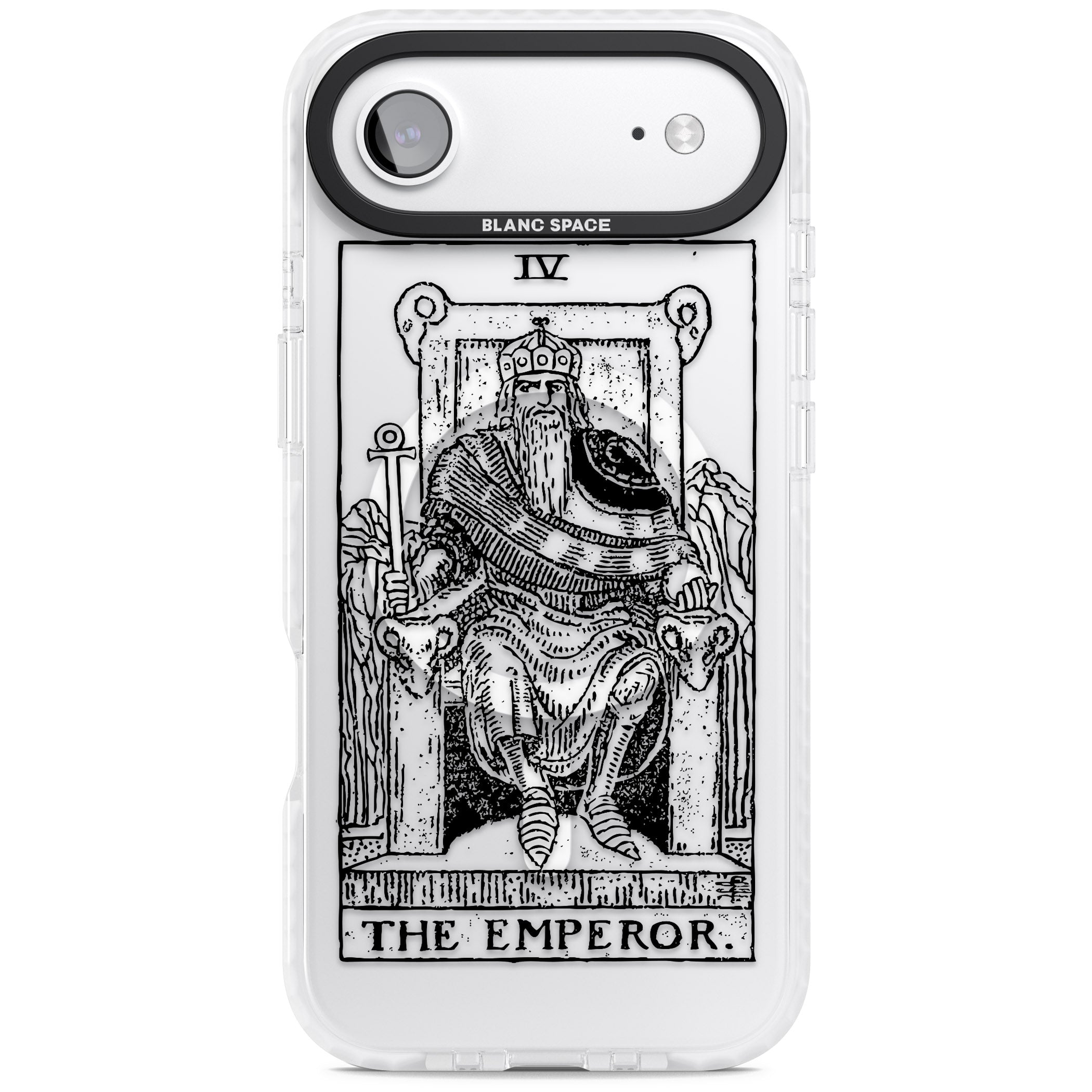 Personalised The Emperor Tarot iPhone 17 Air Impact Pro Clear Phone Case