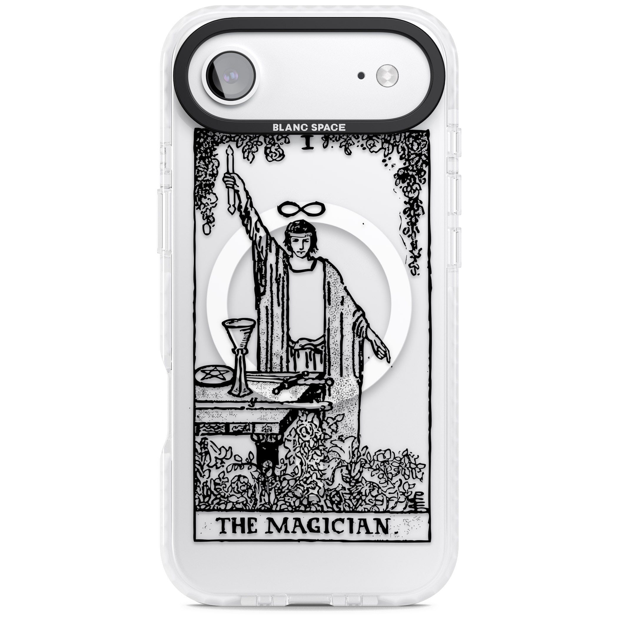 Personalised The Magician Tarot Transparent iPhone 17 Air Impact Pro Clear Phone Case
