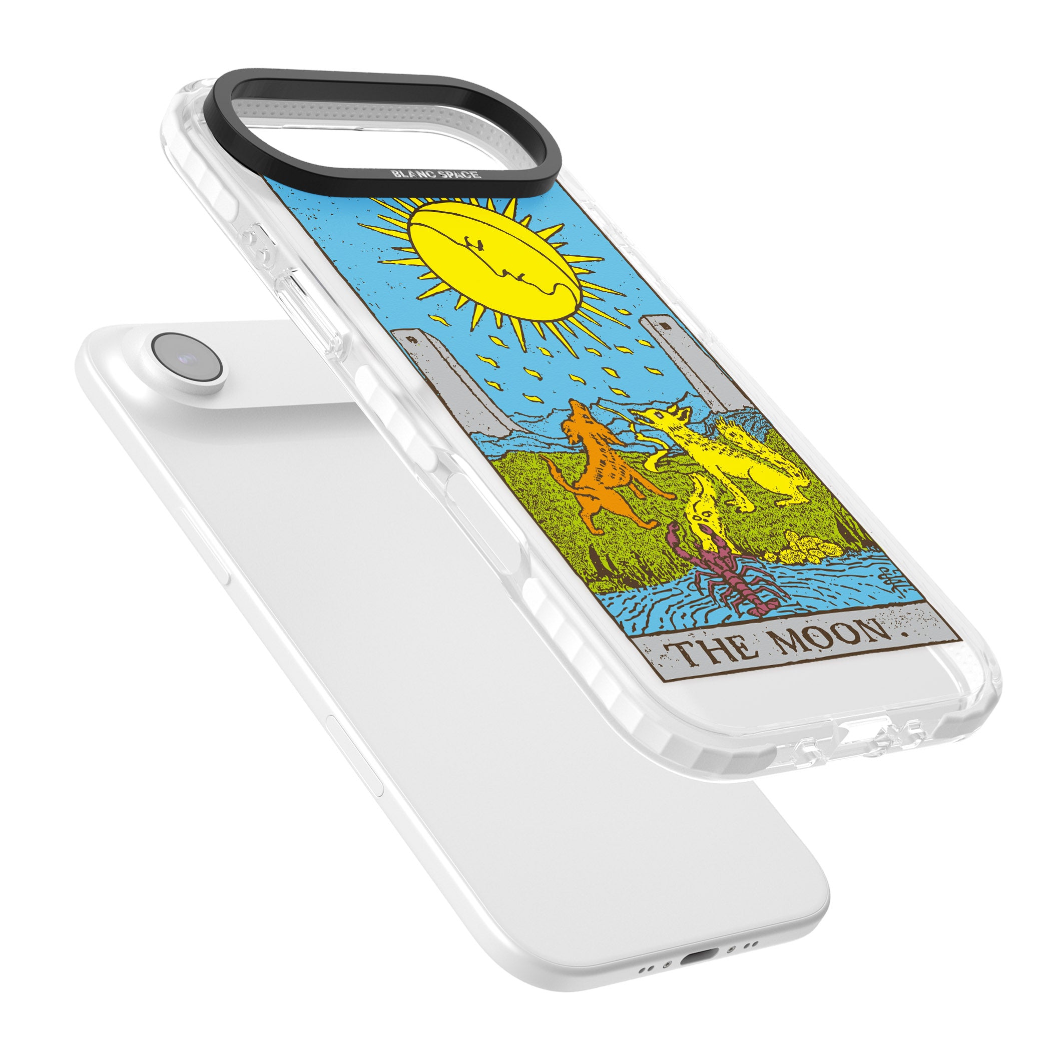 Personalised The Moon Tarot Card (Color) iPhone 17 Air Impact Pro Clear Phone Case Colours