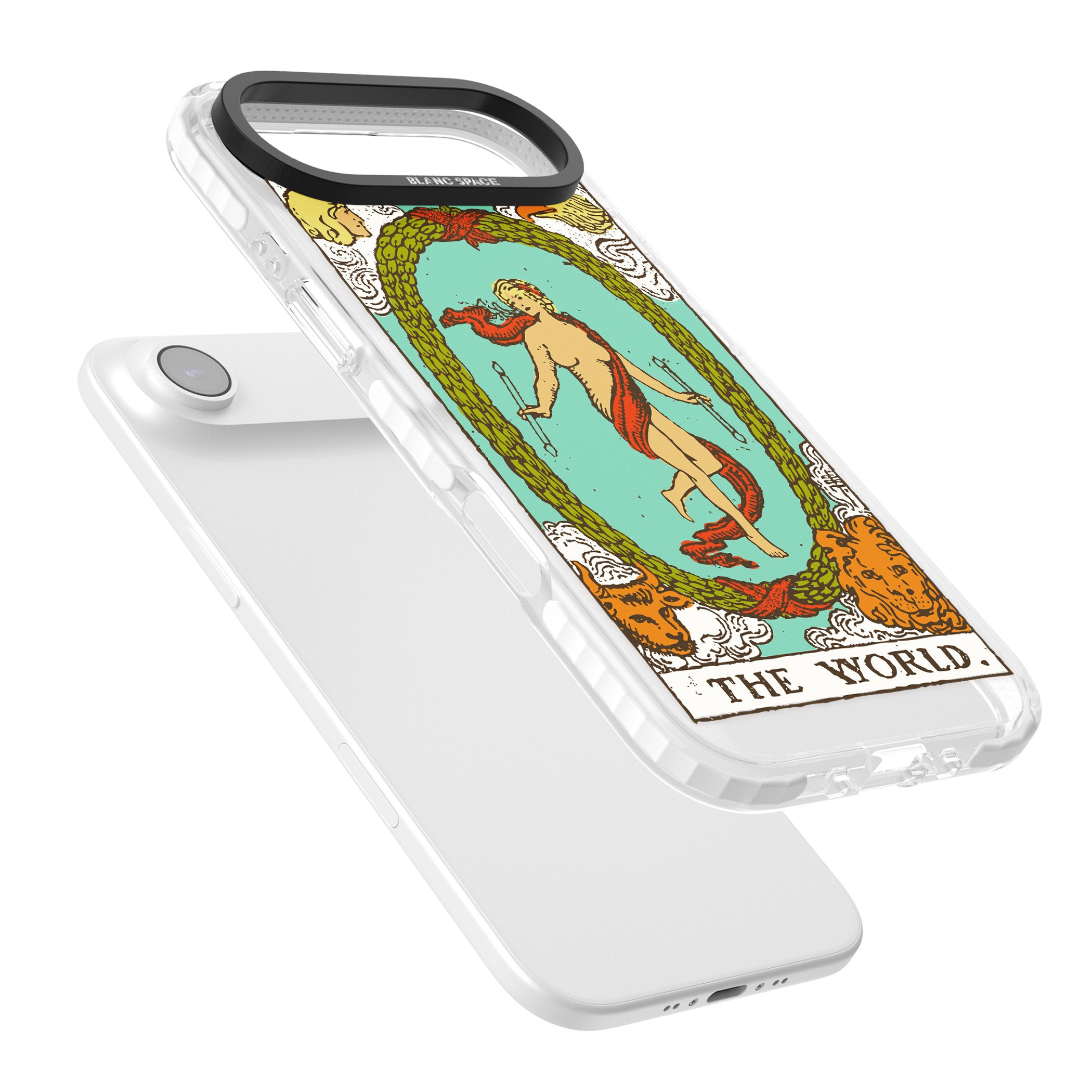 Personalised The World Tarot Card (Color) iPhone 17 Air Impact Pro Clear Phone Case Colours