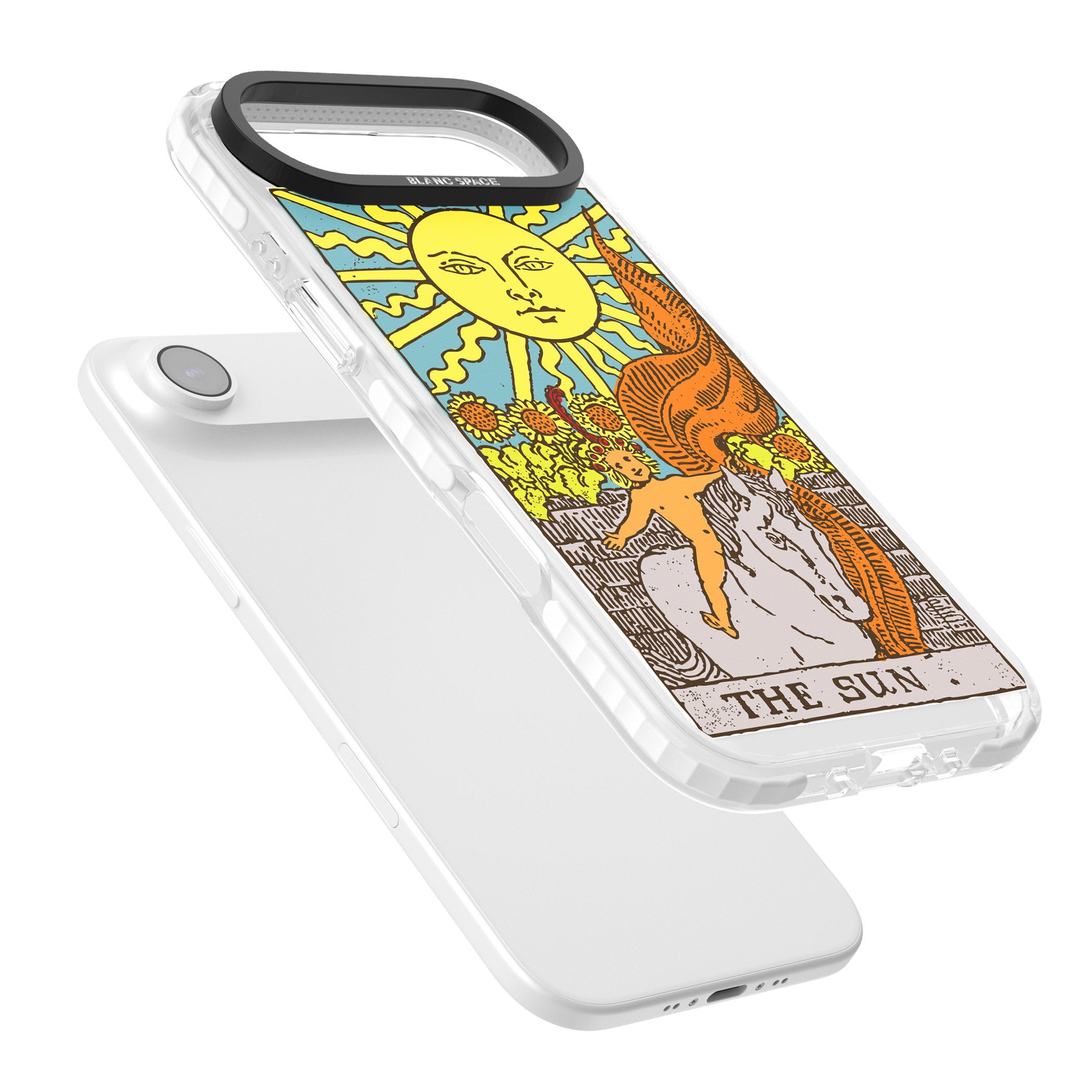Personalised The Sun Tarot Card (Color) iPhone 17 Air Impact Pro Clear Phone Case Colours