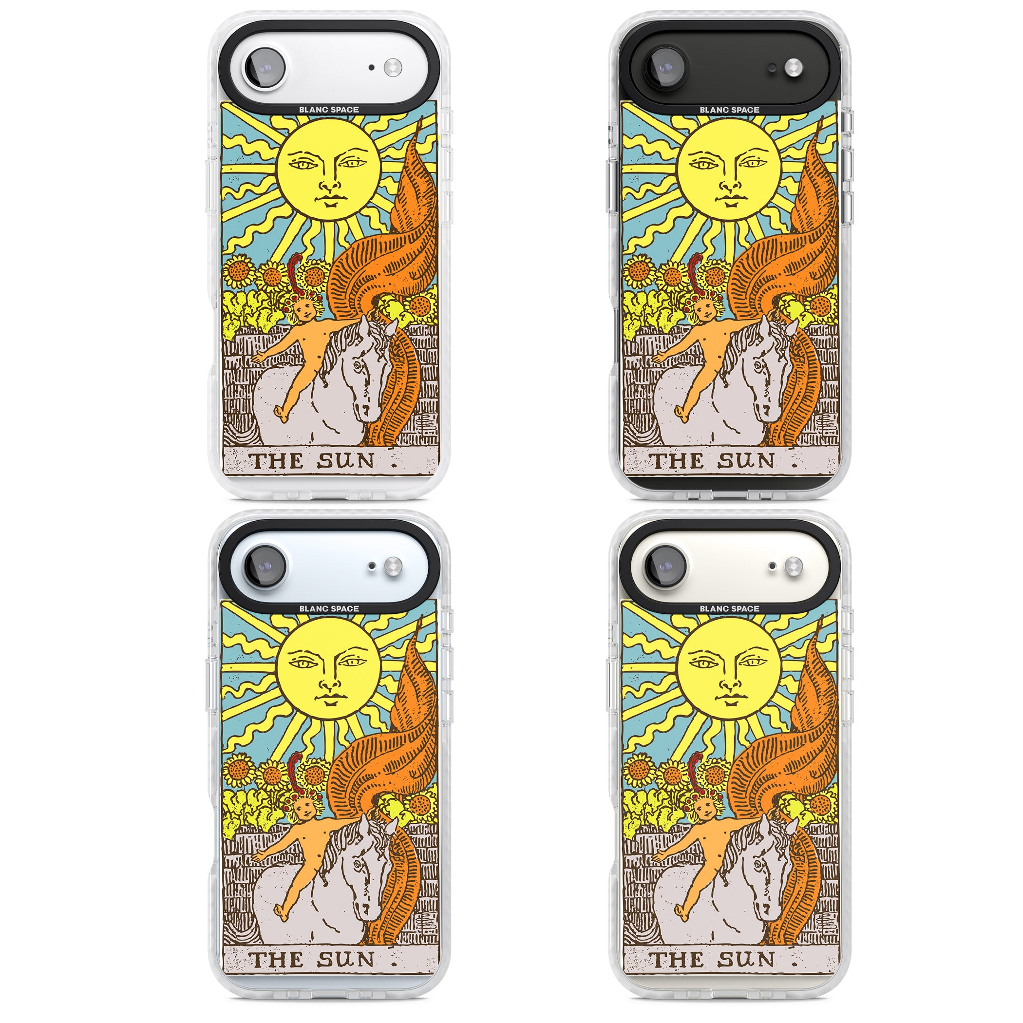 Personalised The Sun Tarot Card (Color) iPhone 17 Air Impact Pro Clear Phone Case APT Impact Protection