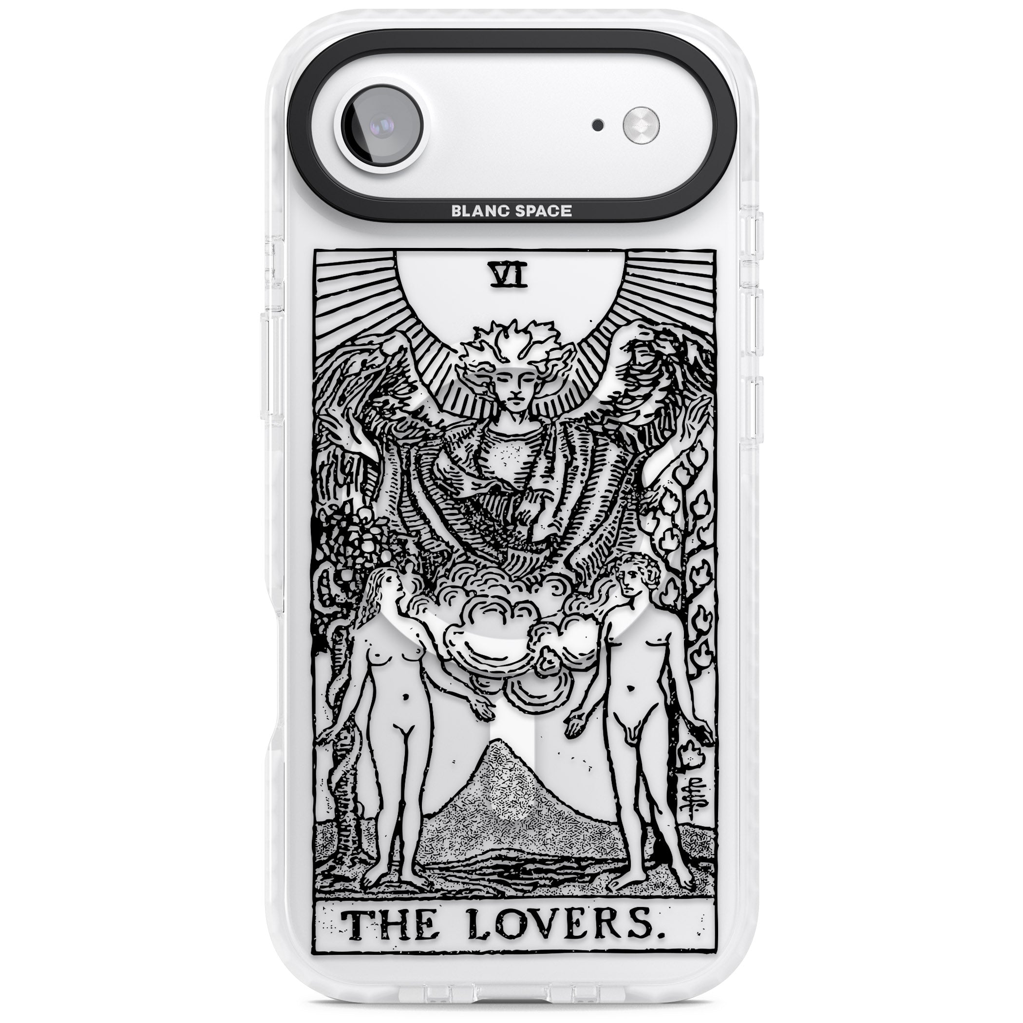 Personalised The Lovers Tarot Card (Clear) iPhone 17 Air Impact Pro Clear Phone Case