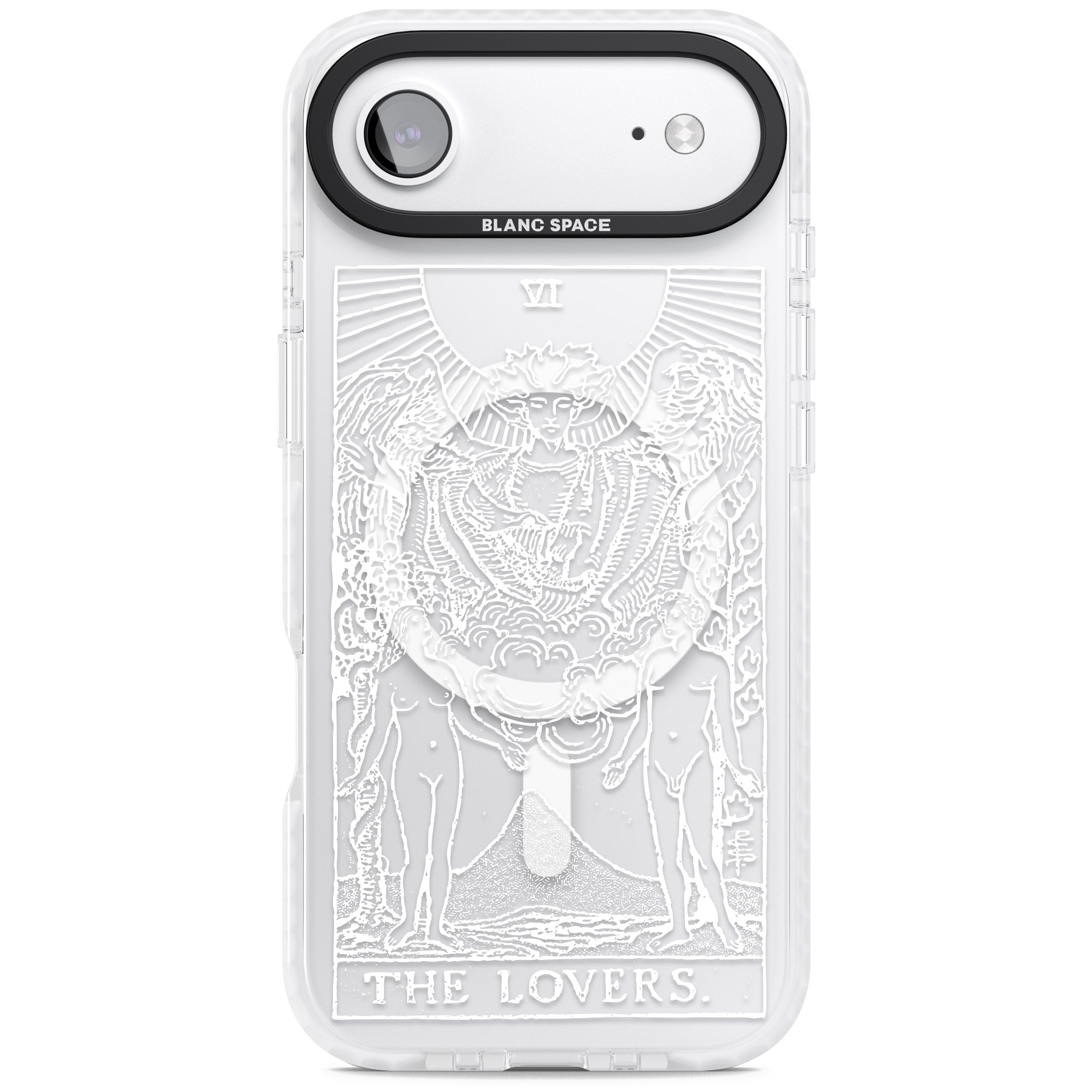 Personalised The Lovers Tarot Card (White) iPhone 17 Air Impact Pro Clear Phone Case
