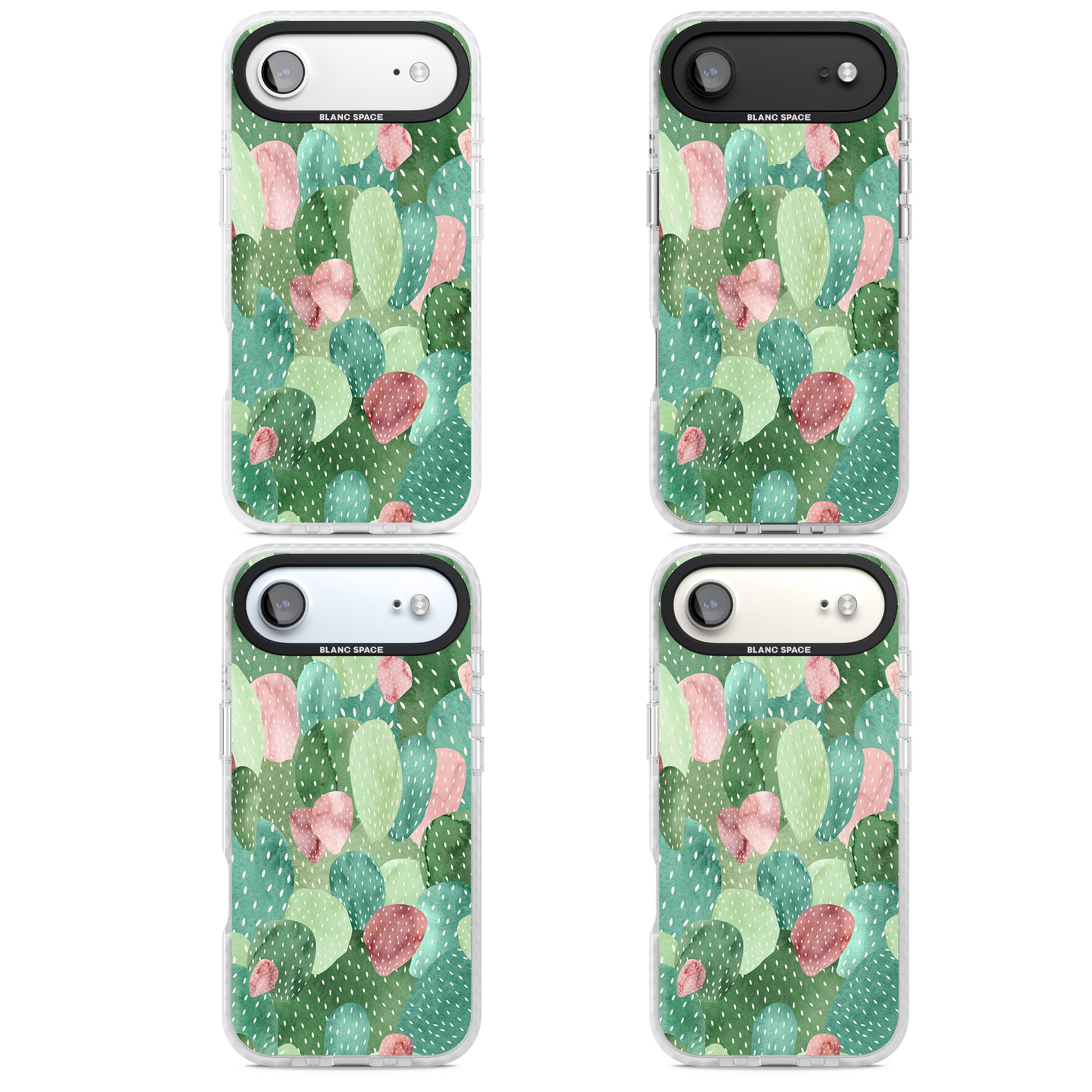 Cactus Charm iPhone 17 Air Impact Pro Clear Phone Case APT Impact Protection