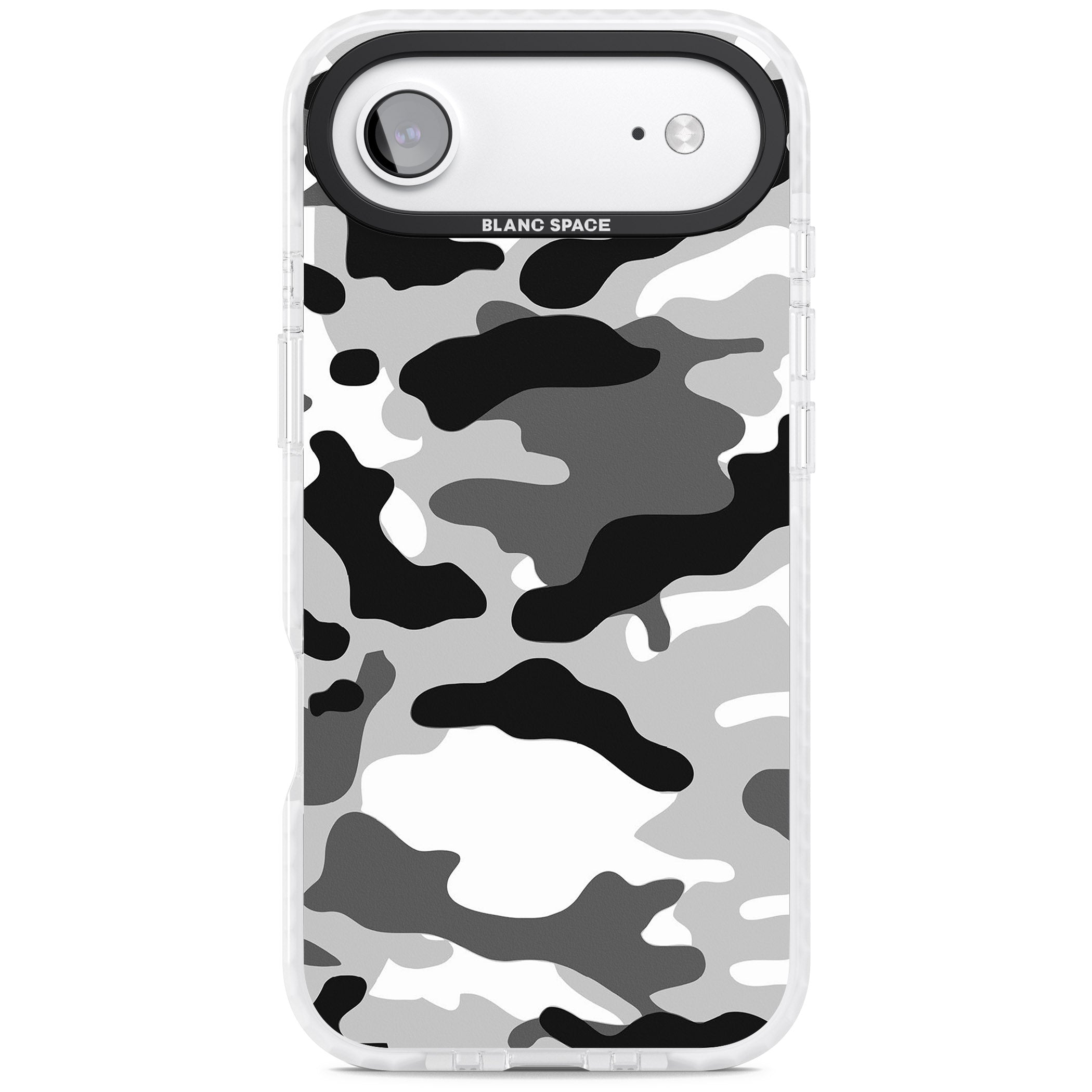 Grey Camo iPhone 17 Air Impact Pro Clear Phone Case