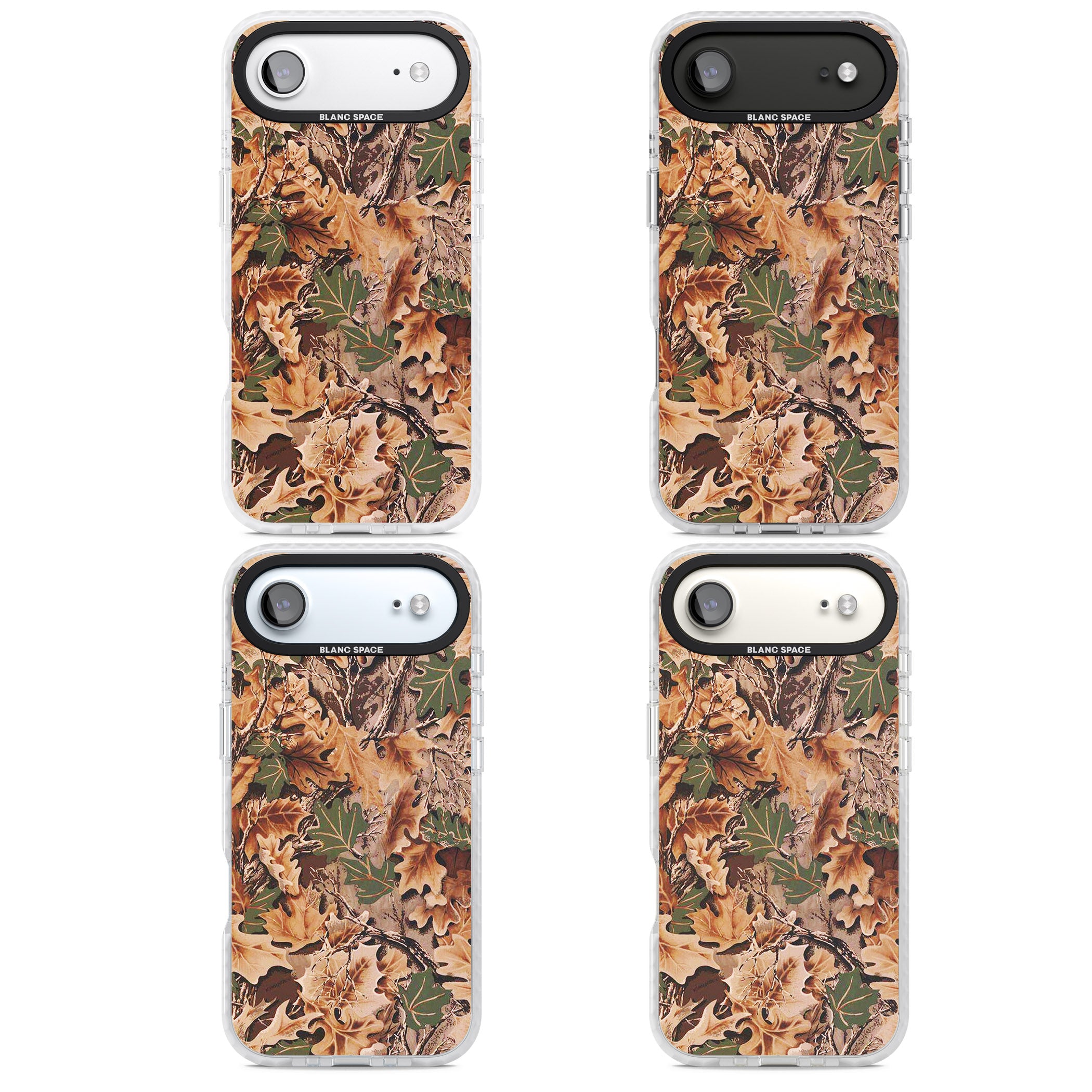 Leaves Camo iPhone 17 Air Impact Pro Clear Phone Case APT Impact Protection