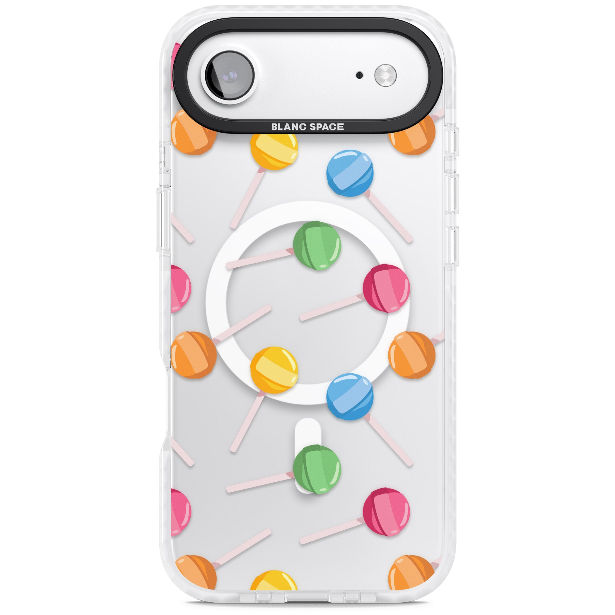 Lollipop Pattern iPhone 17 Air Impact Pro Clear Phone Case