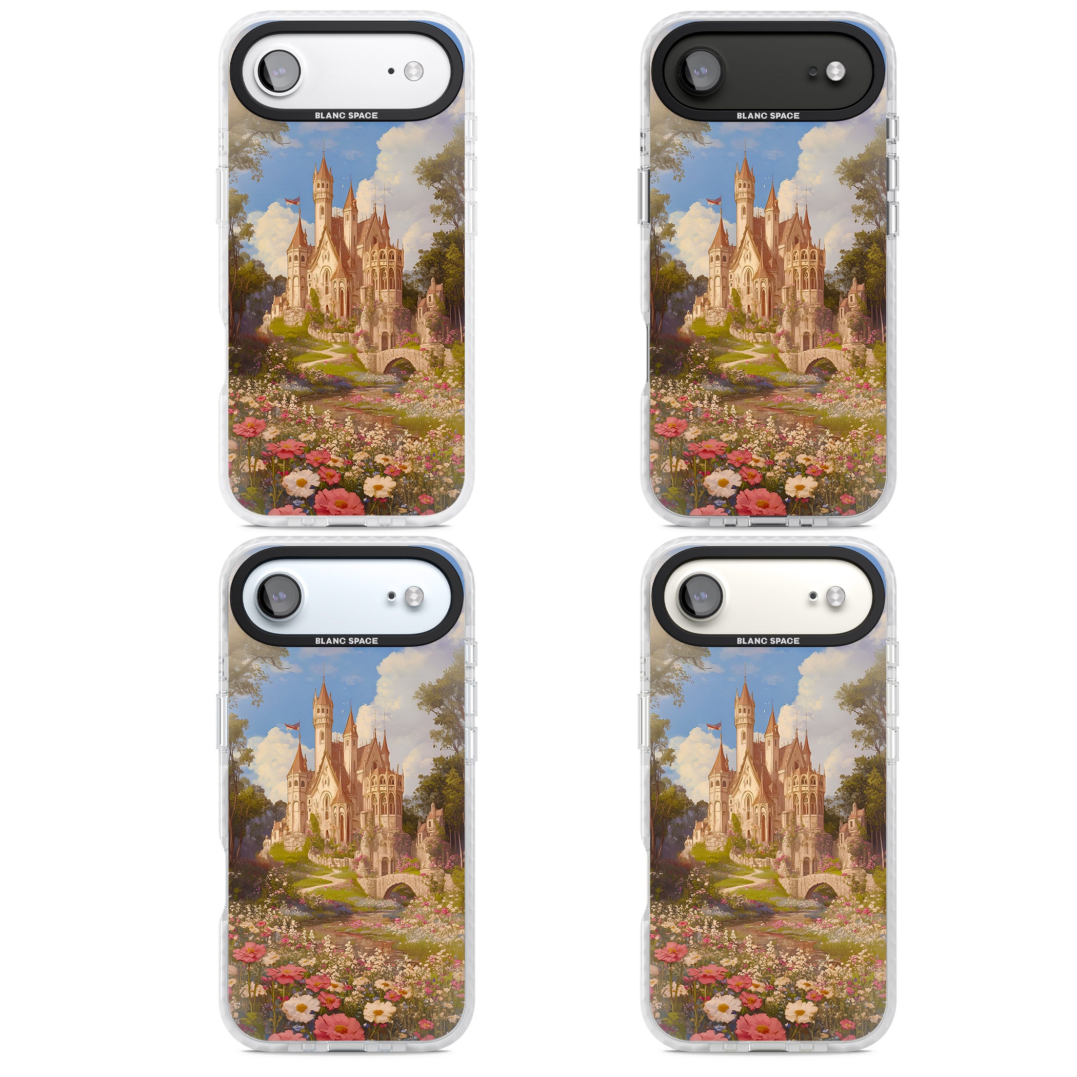 Castle Flower Fields iPhone 17 Air Impact Pro Clear Phone Case APT Impact Protection
