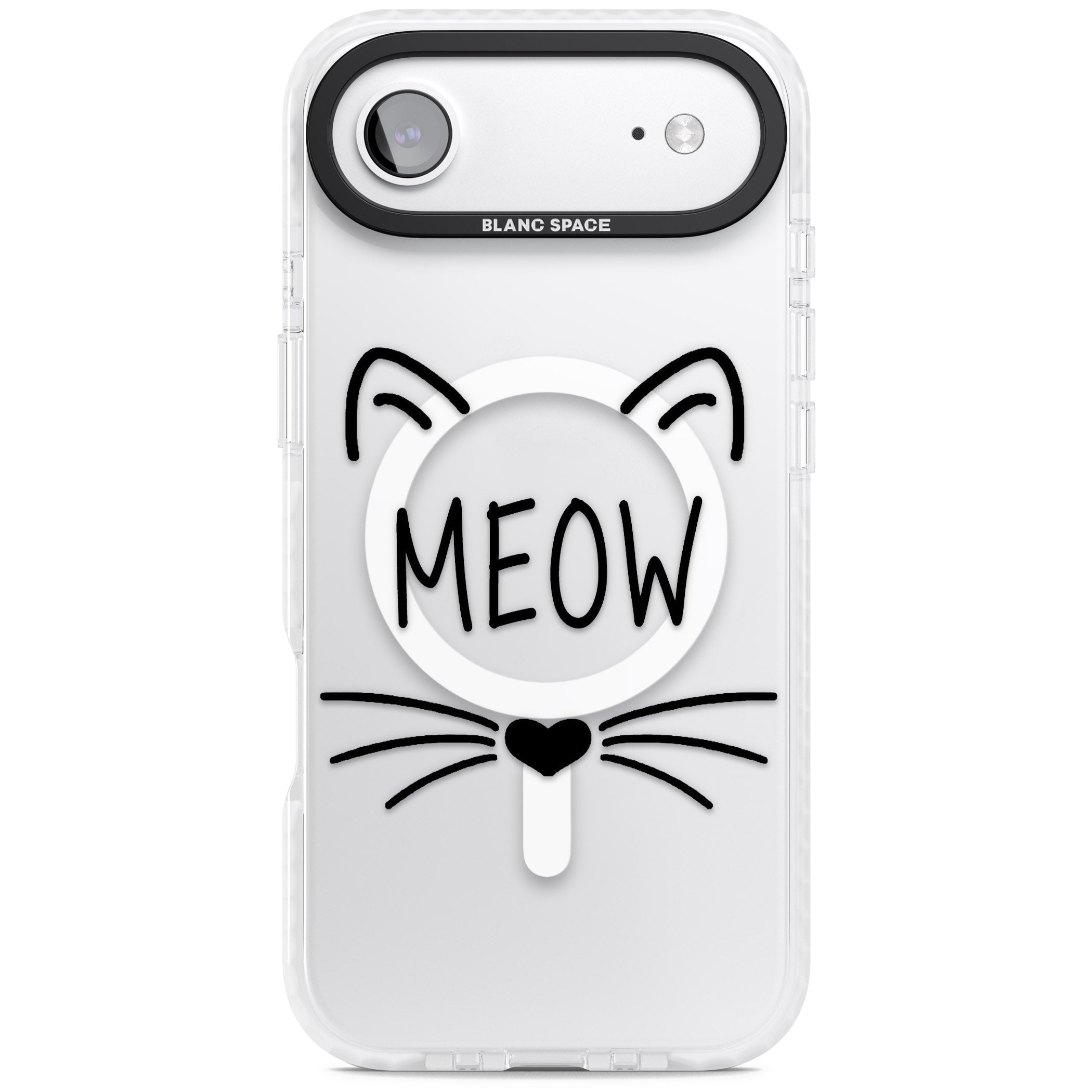 Cat Whiskers iPhone 17 Air Impact Pro Clear Phone Case