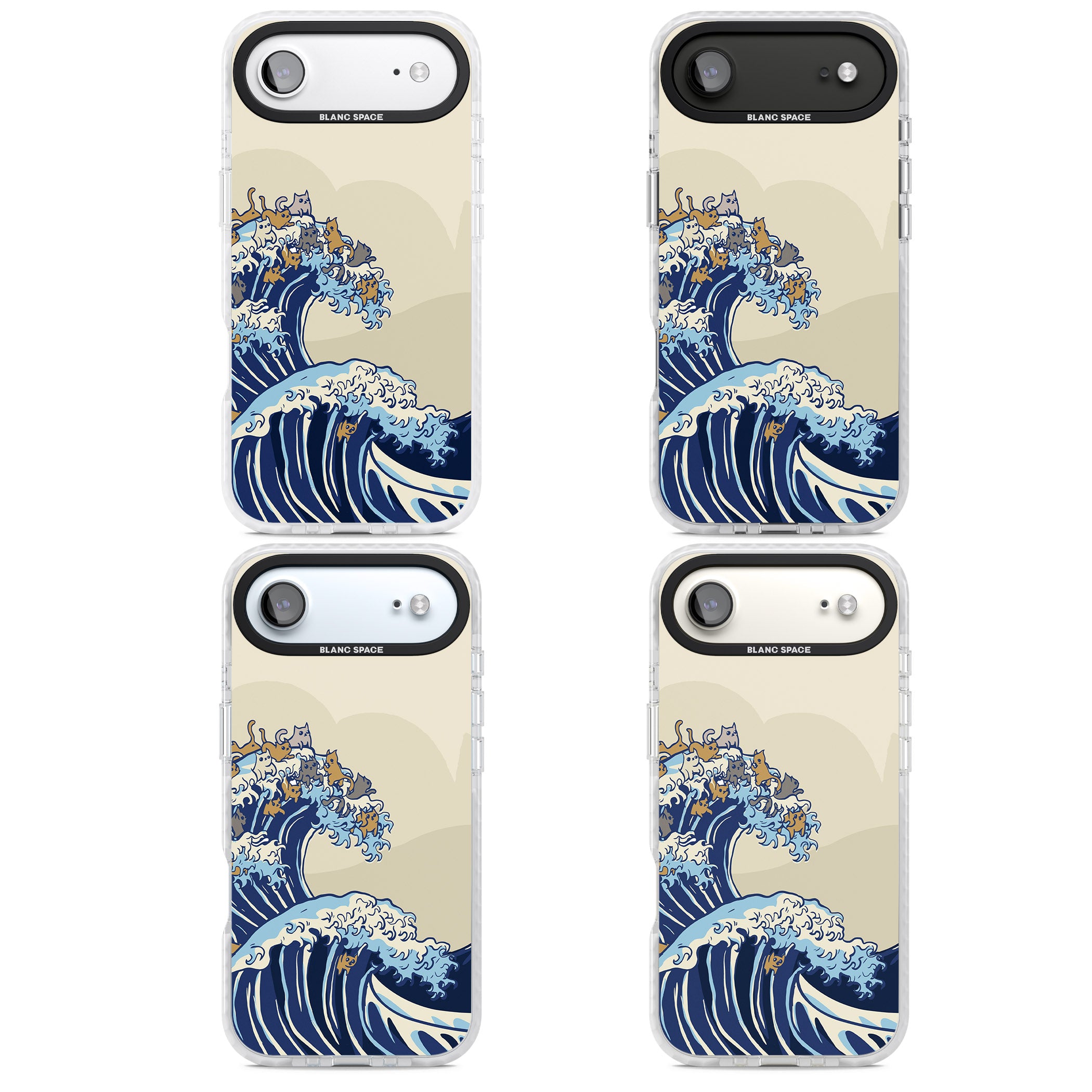 The Great Cat Wave iPhone 17 Air Impact Pro Clear Phone Case APT Impact Protection