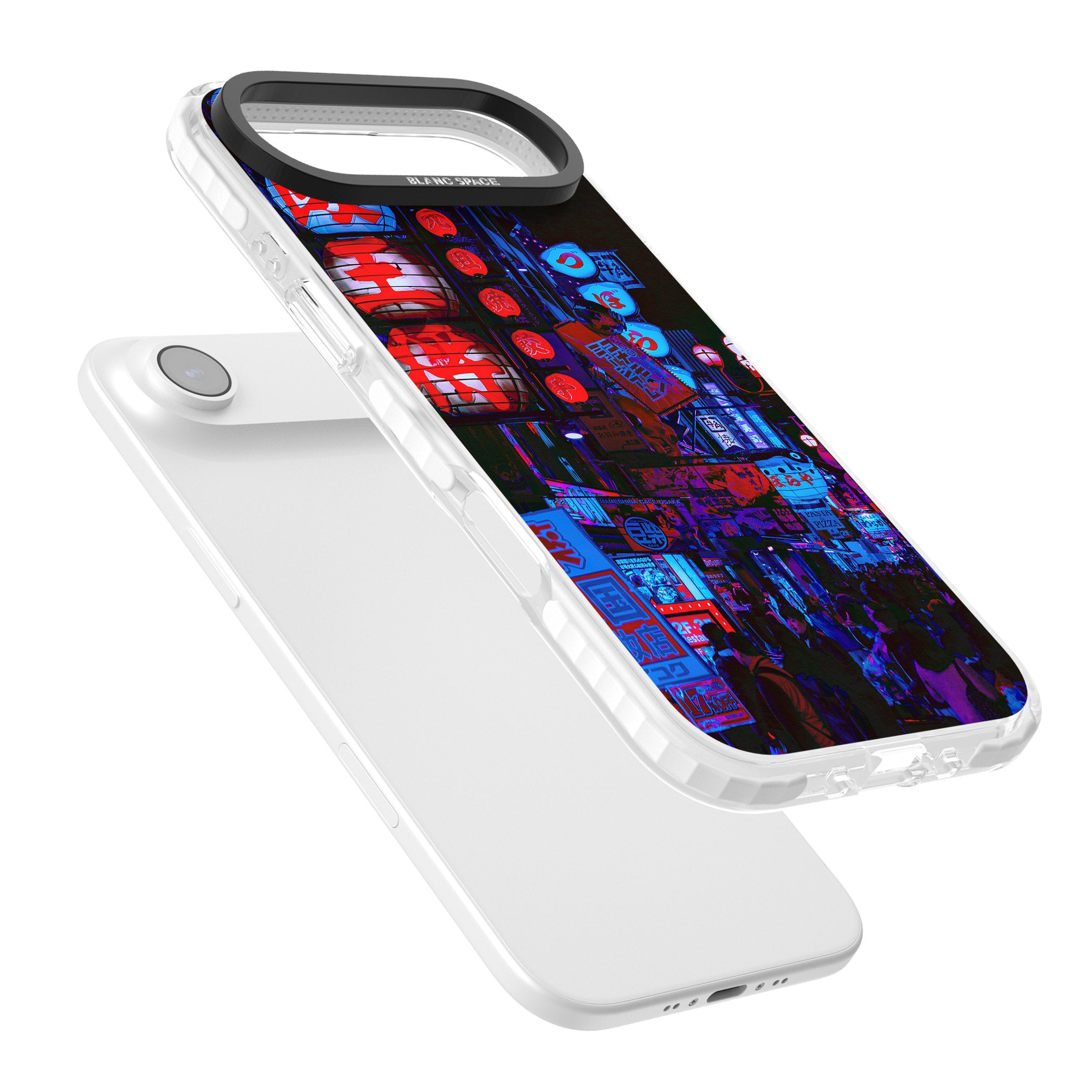 Neon City Nights iPhone 17 Air Impact Pro Clear Phone Case Colours