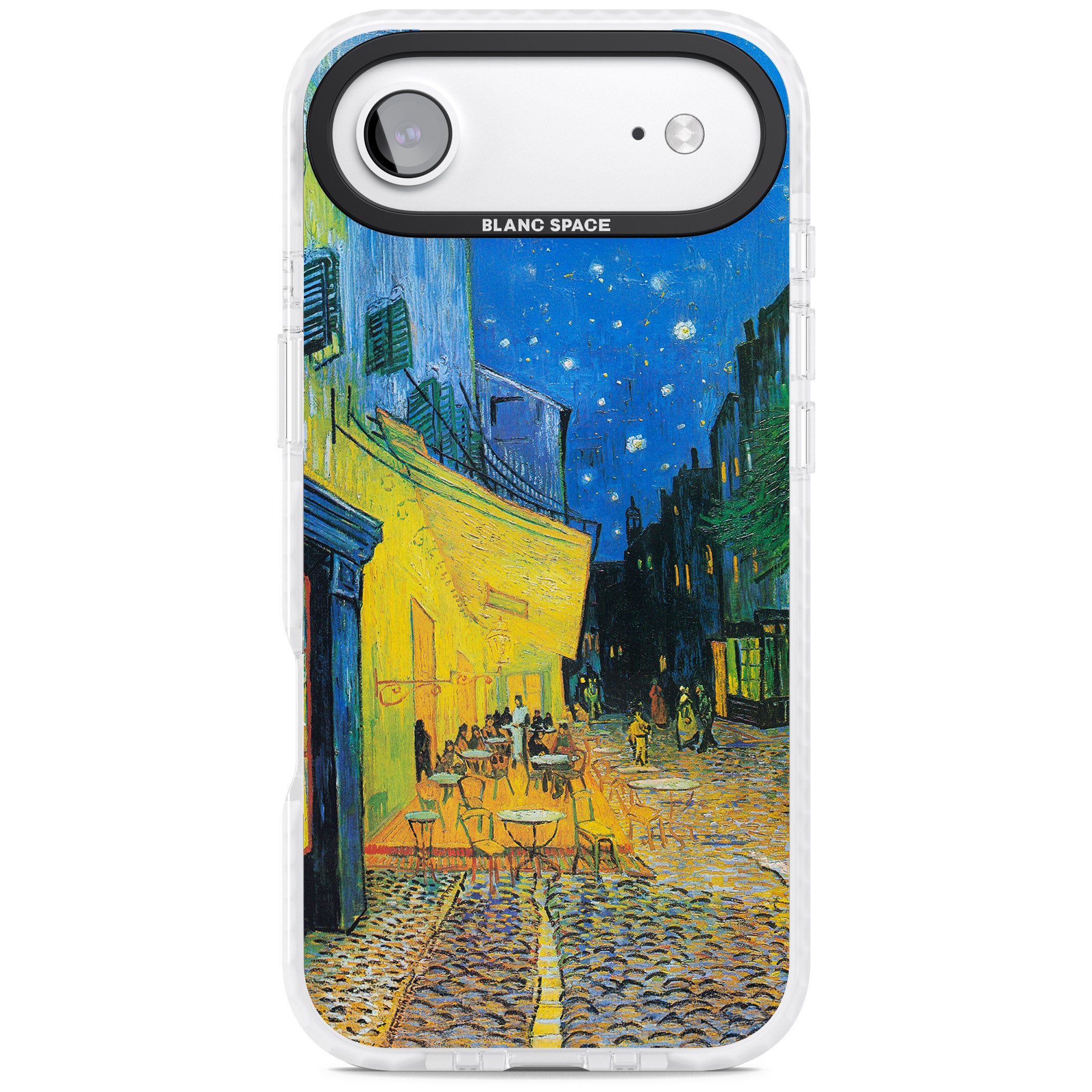 Café Terrace At Night iPhone 17 Air Impact Pro Clear Phone Case