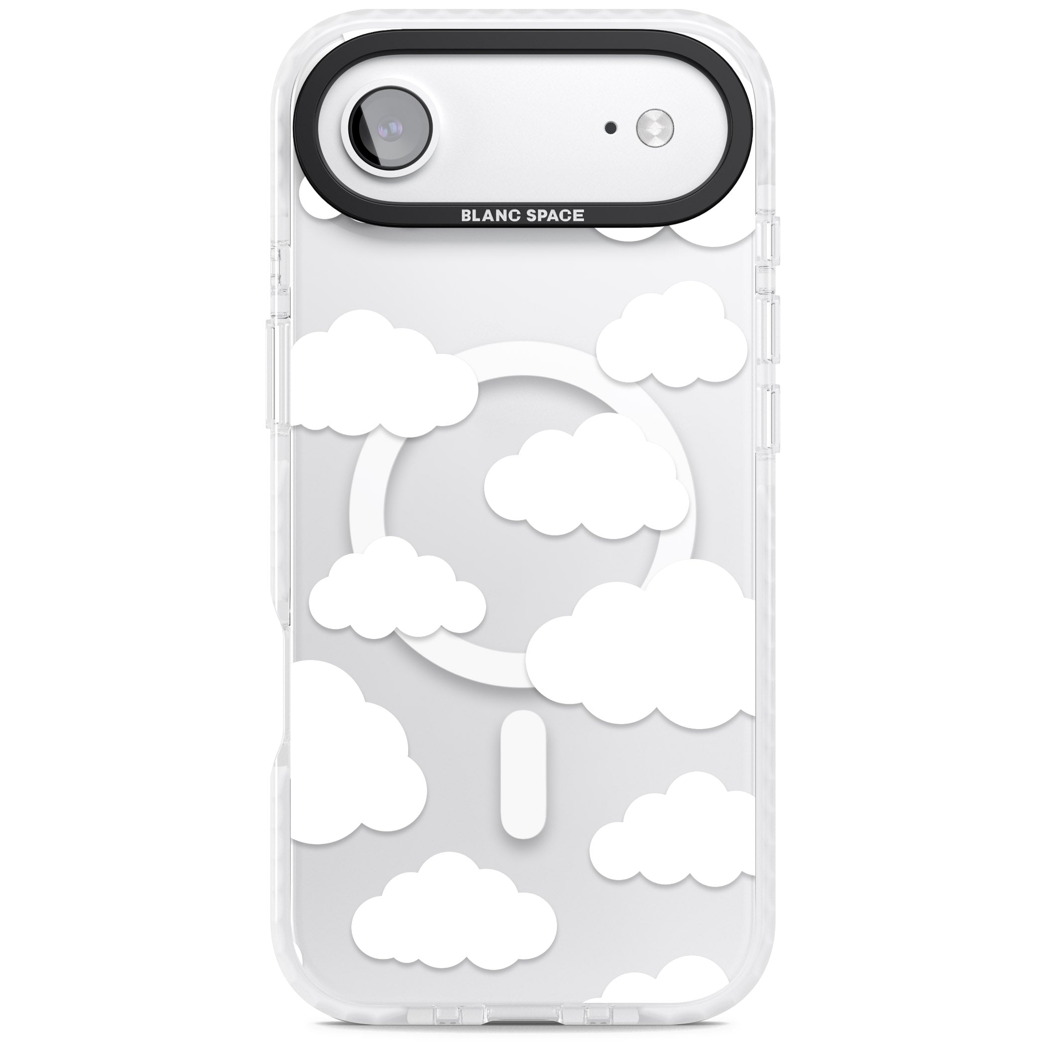 Cloud Pattern iPhone 17 Air Impact Pro Clear Phone Case