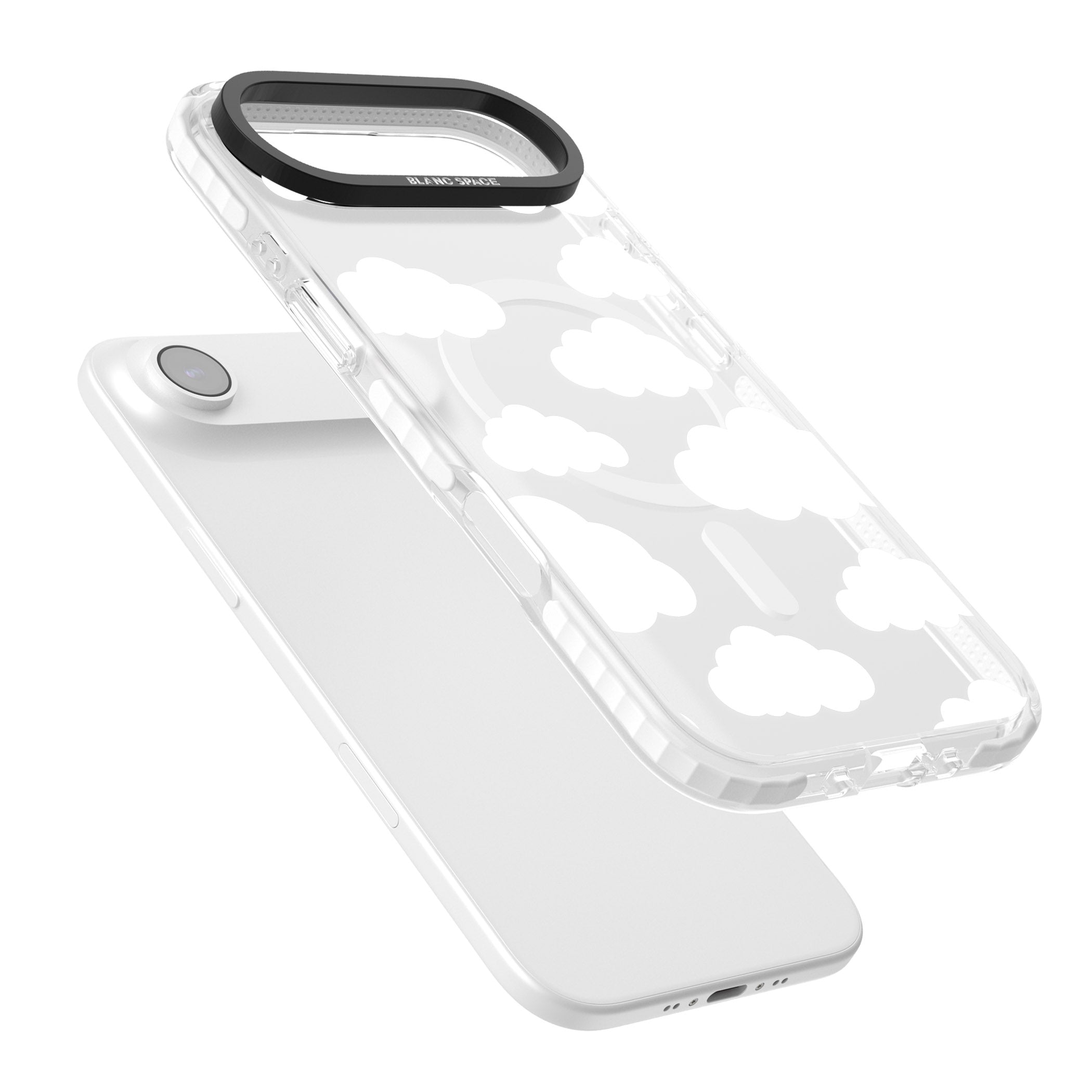 Cloud Pattern iPhone 17 Air Impact Pro Clear Phone Case Colours