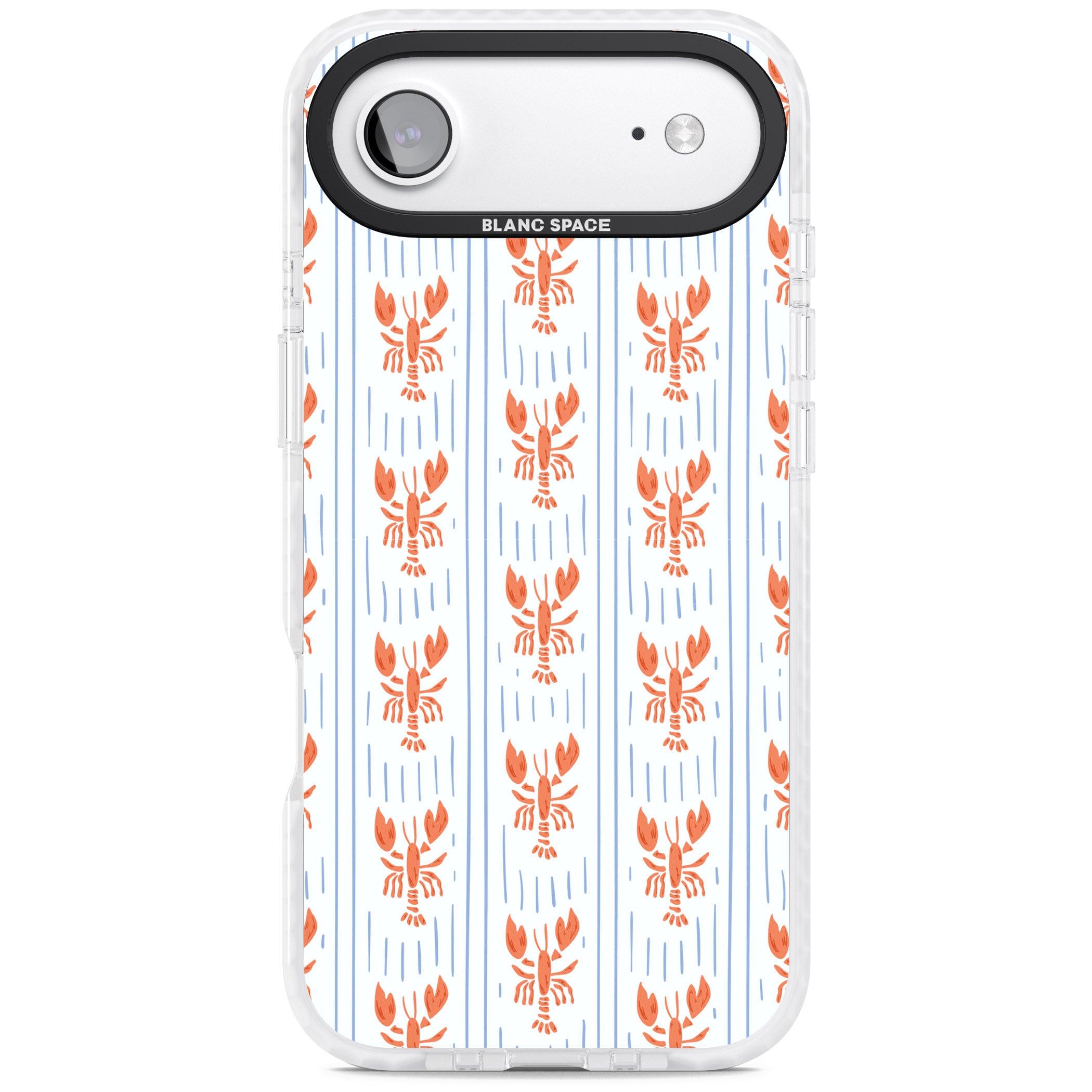 Lobster Stripes iPhone 17 Air Impact Pro Clear Phone Case