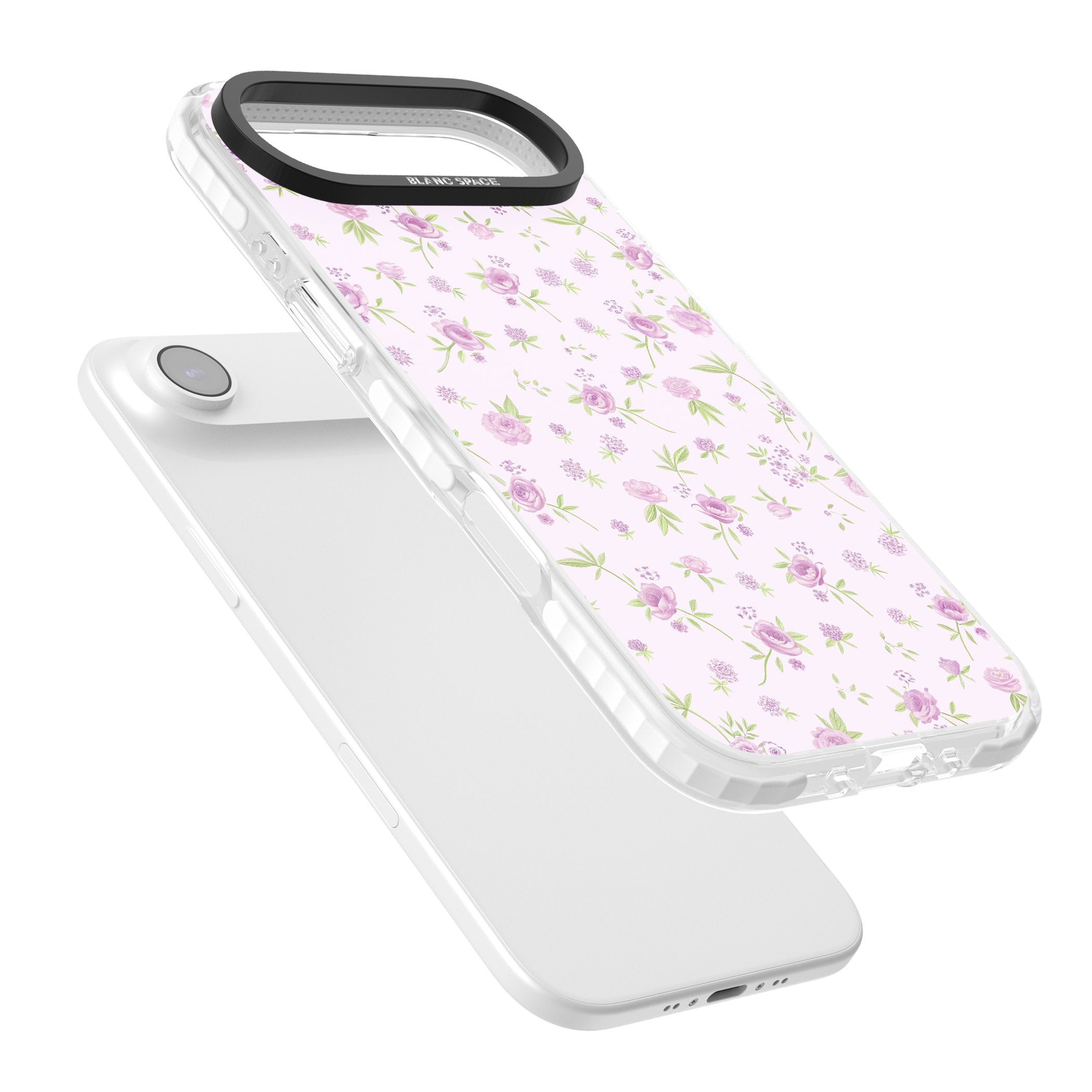 Pink Peonies iPhone 17 Air Impact Pro Clear Phone Case Colours