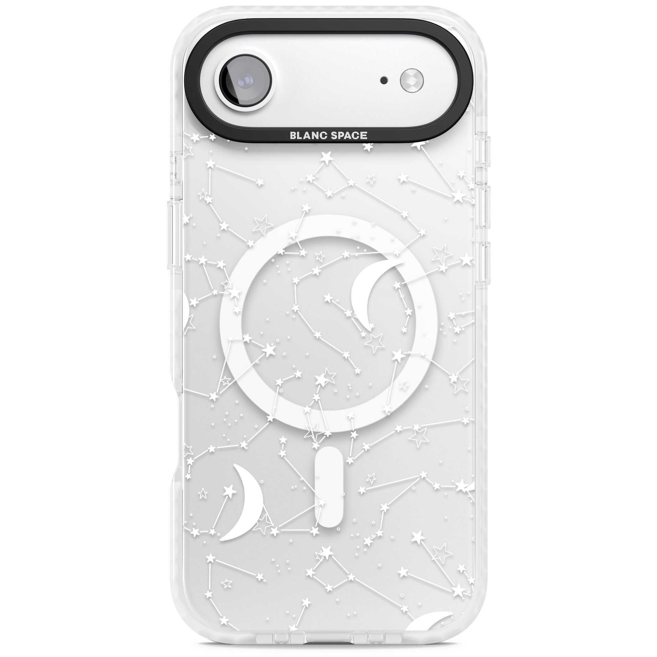 White Constellations iPhone 17 Air Impact Pro Clear Phone Case