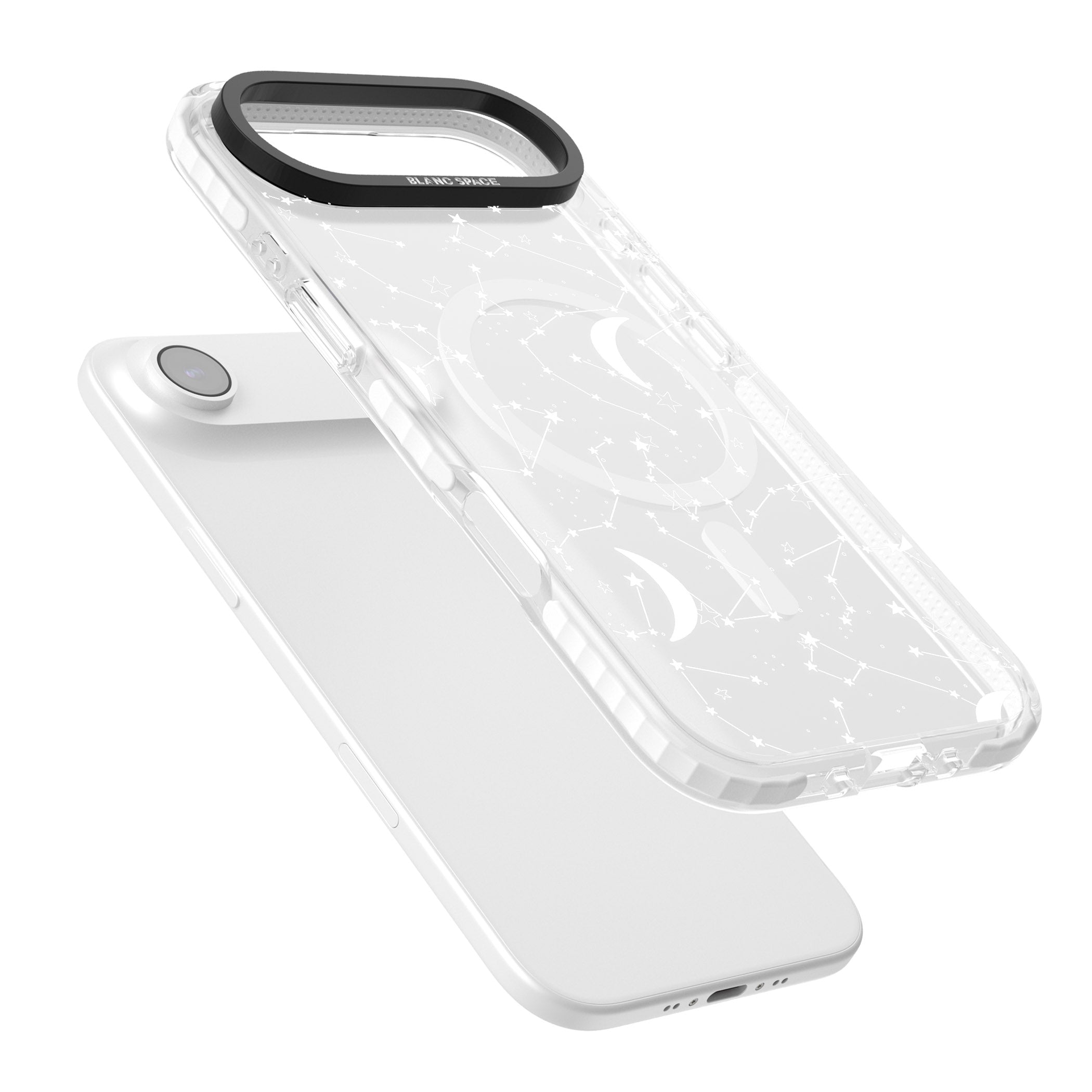 White Constellations iPhone 17 Air Impact Pro Clear Phone Case Colours