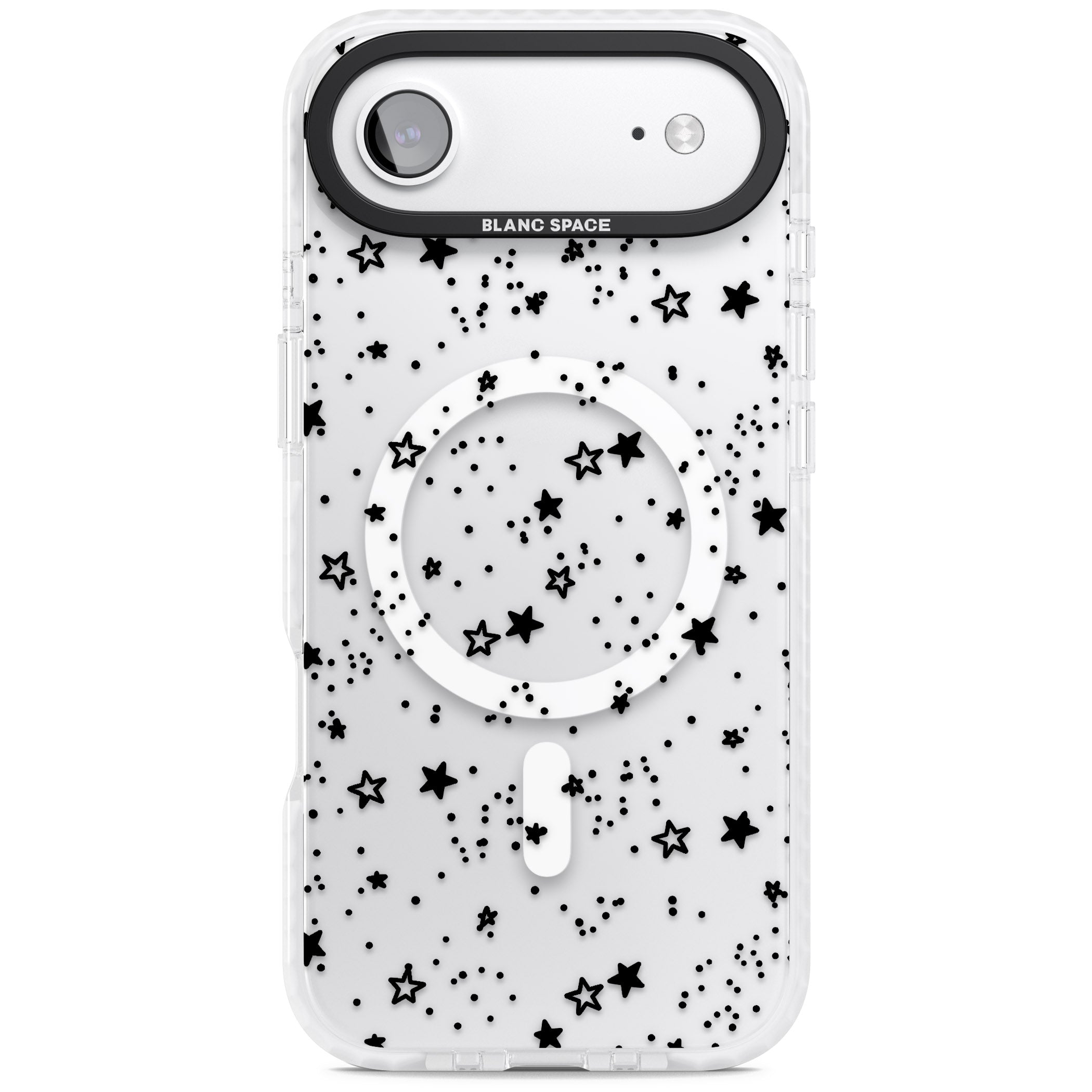 Midnight Stars iPhone 17 Air Impact Pro Clear Phone Case