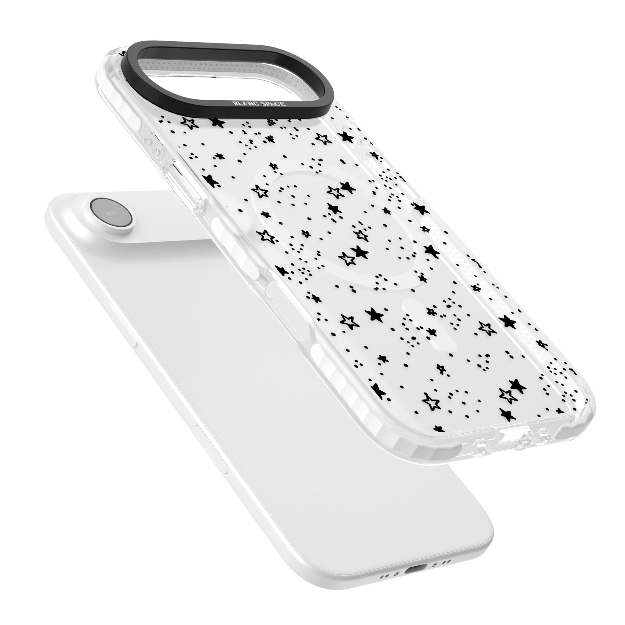 Midnight Stars iPhone 17 Air Impact Pro Clear Phone Case Colours