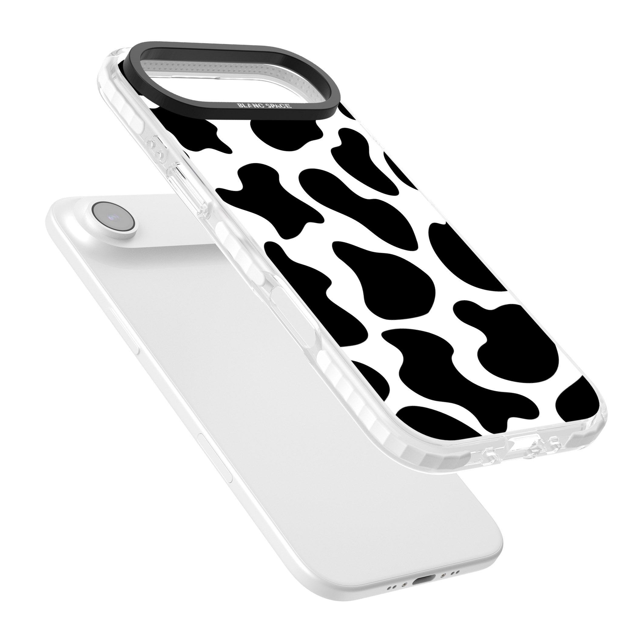 Cow Print iPhone 17 Air Impact Pro Clear Phone Case Colours