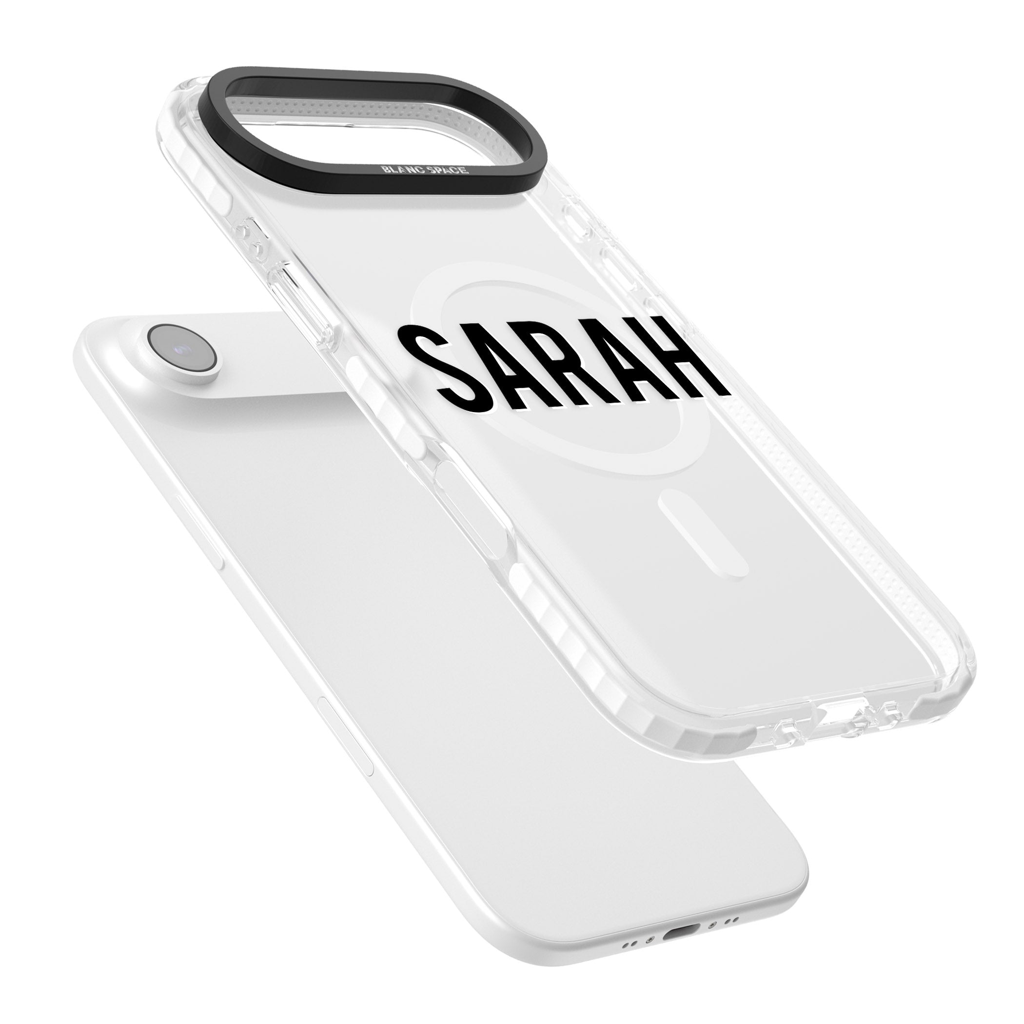 Personalised Clear Name iPhone 17 Air Impact Pro Clear Phone Case Colours