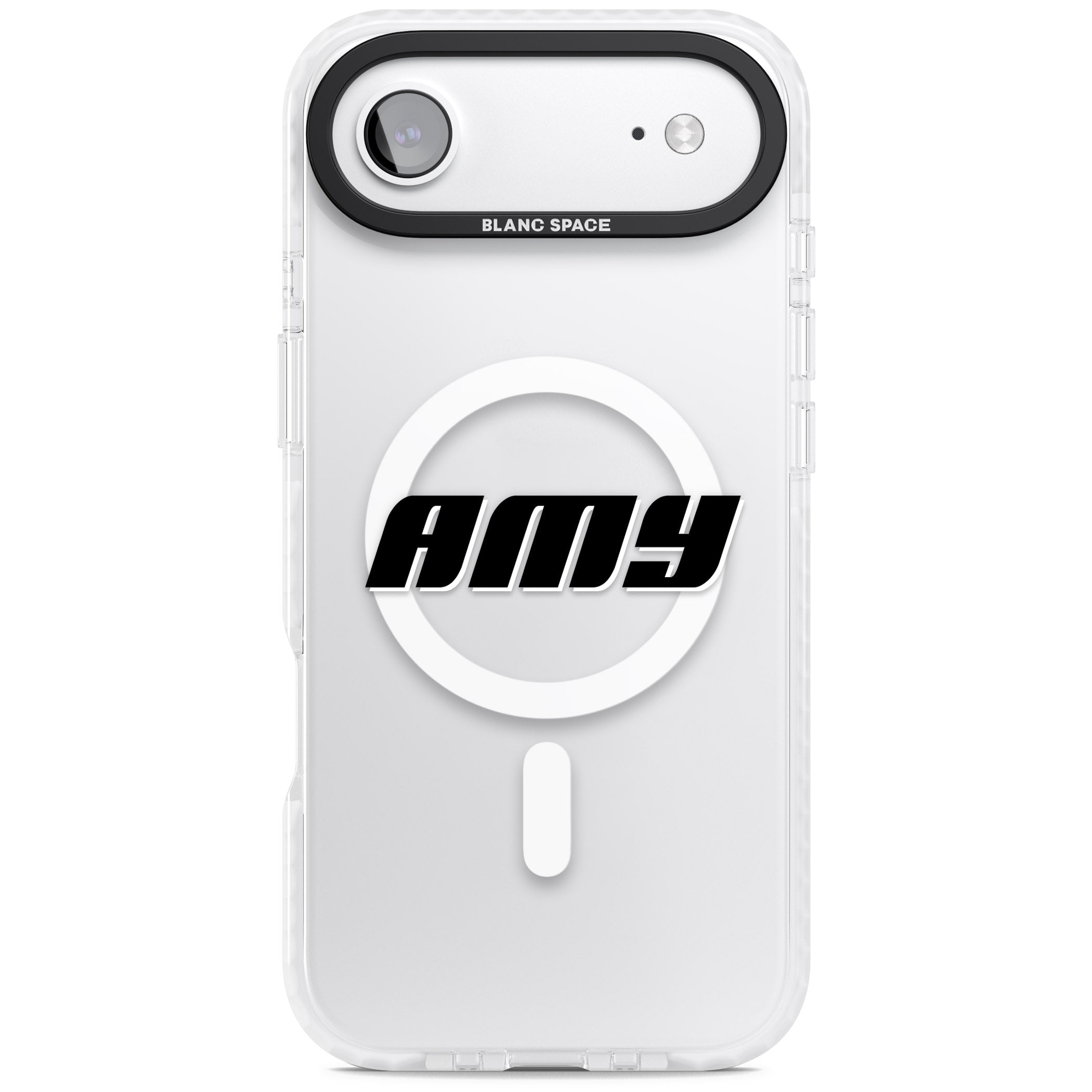 Personalised Bold Name iPhone 17 Air Impact Pro Clear Phone Case
