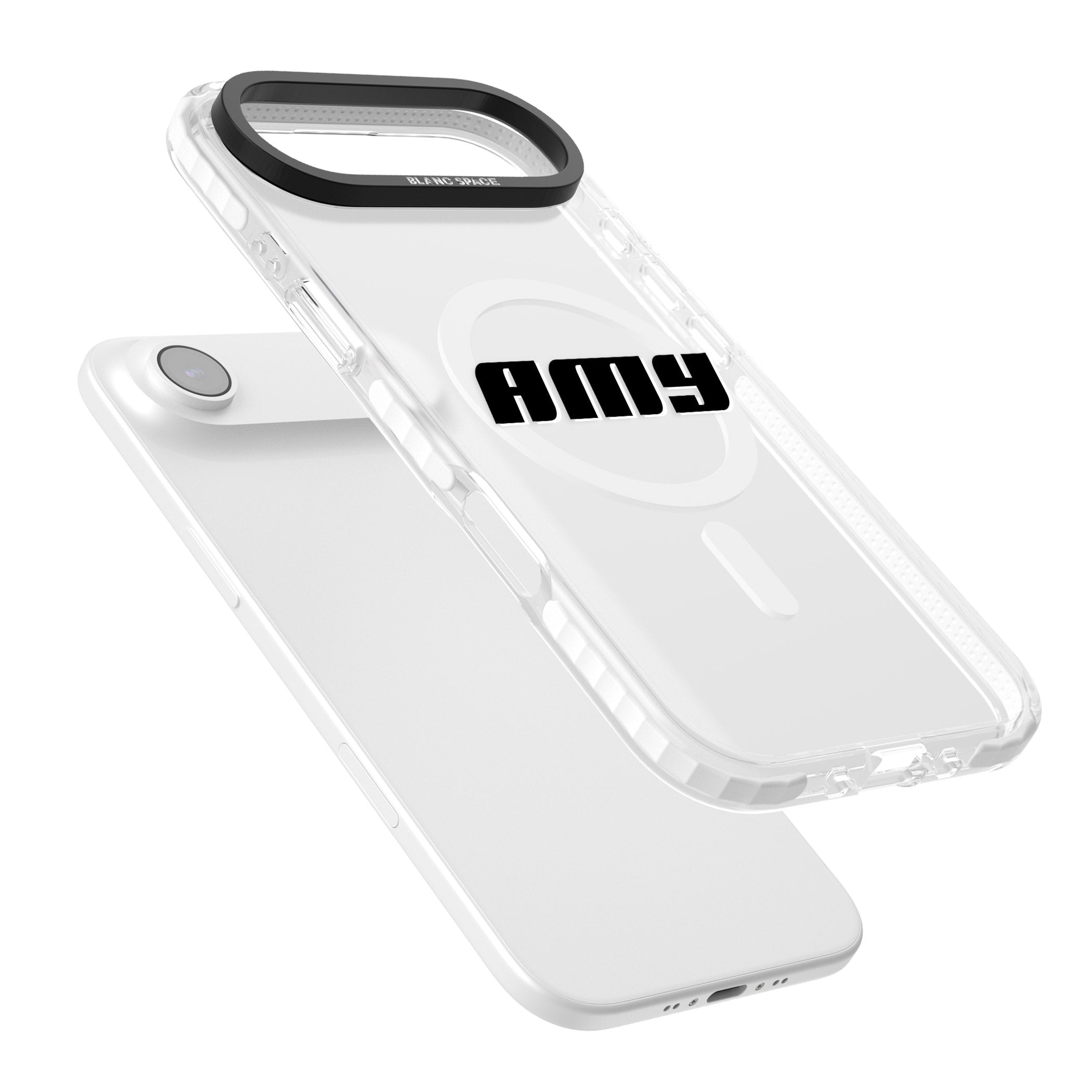 Personalised Bold Name iPhone 17 Air Impact Pro Clear Phone Case Colours