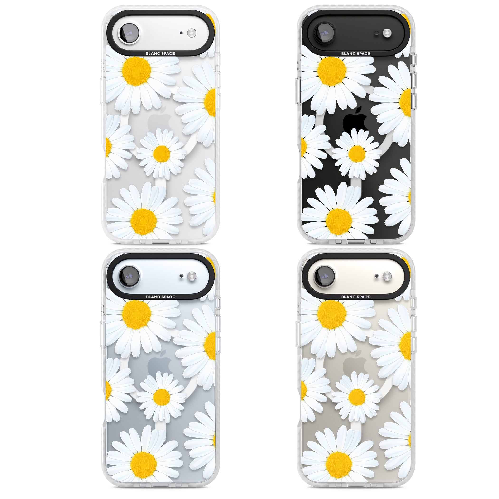 Summer Daisy iPhone 17 Air Impact Pro Clear Phone Case APT Impact Protection