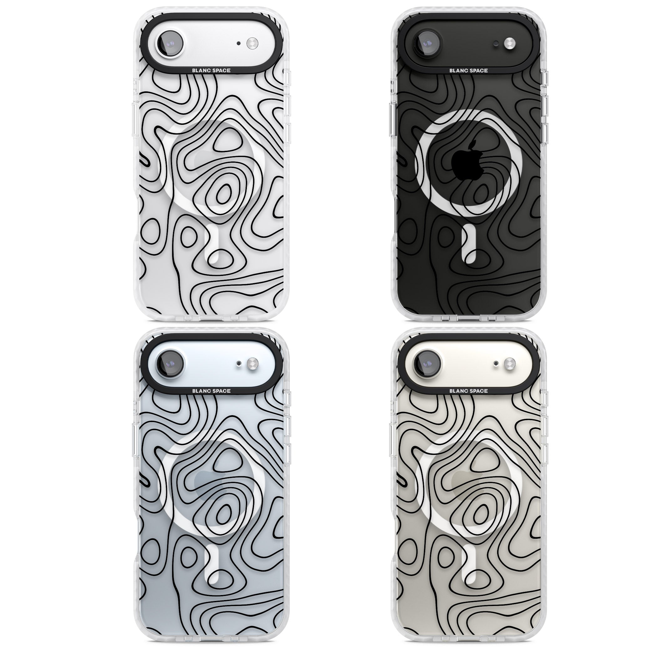 Damascus Steel iPhone 17 Air Impact Pro Clear Phone Case APT Impact Protection