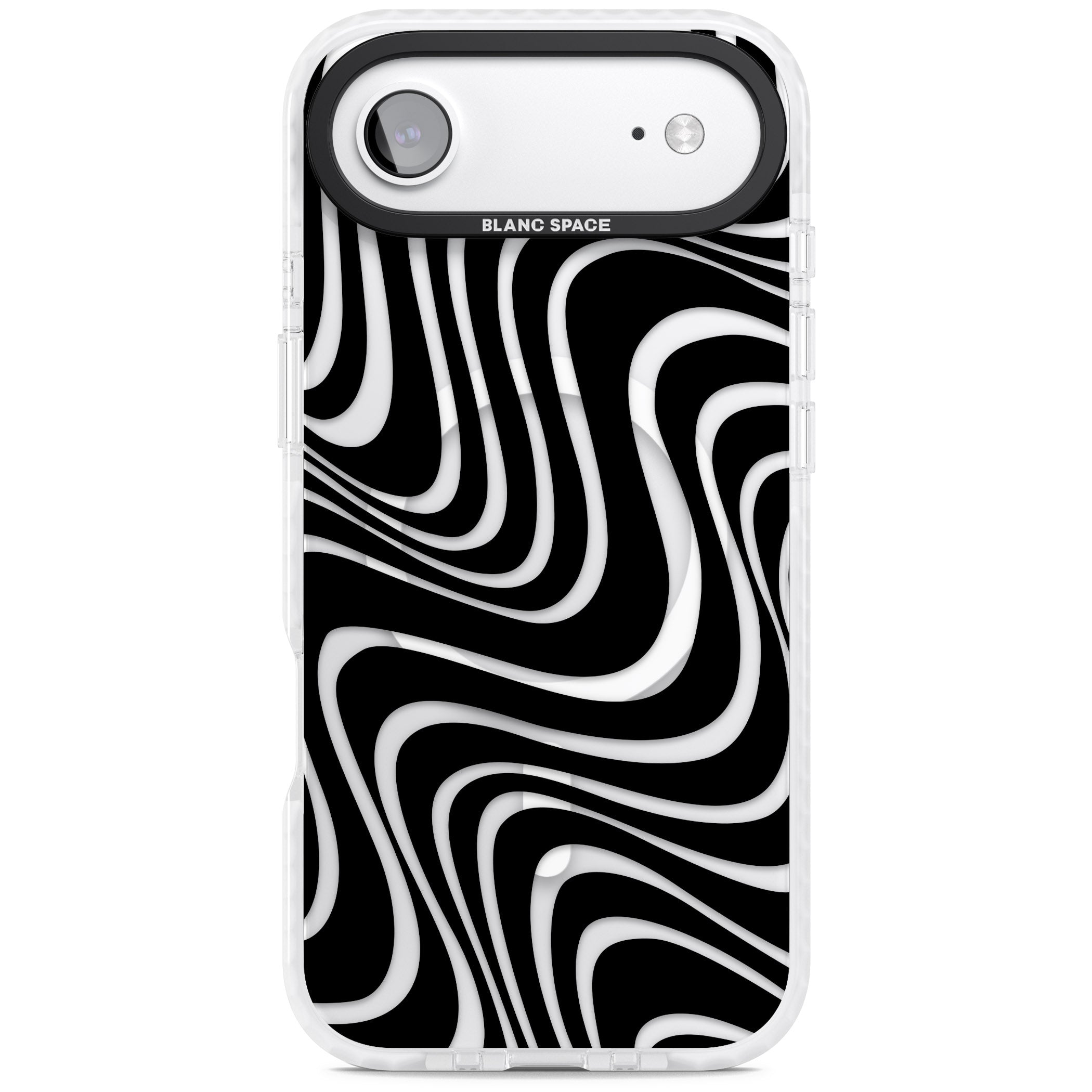 Abstract Waves iPhone 17 Air Impact Pro Clear Phone Case
