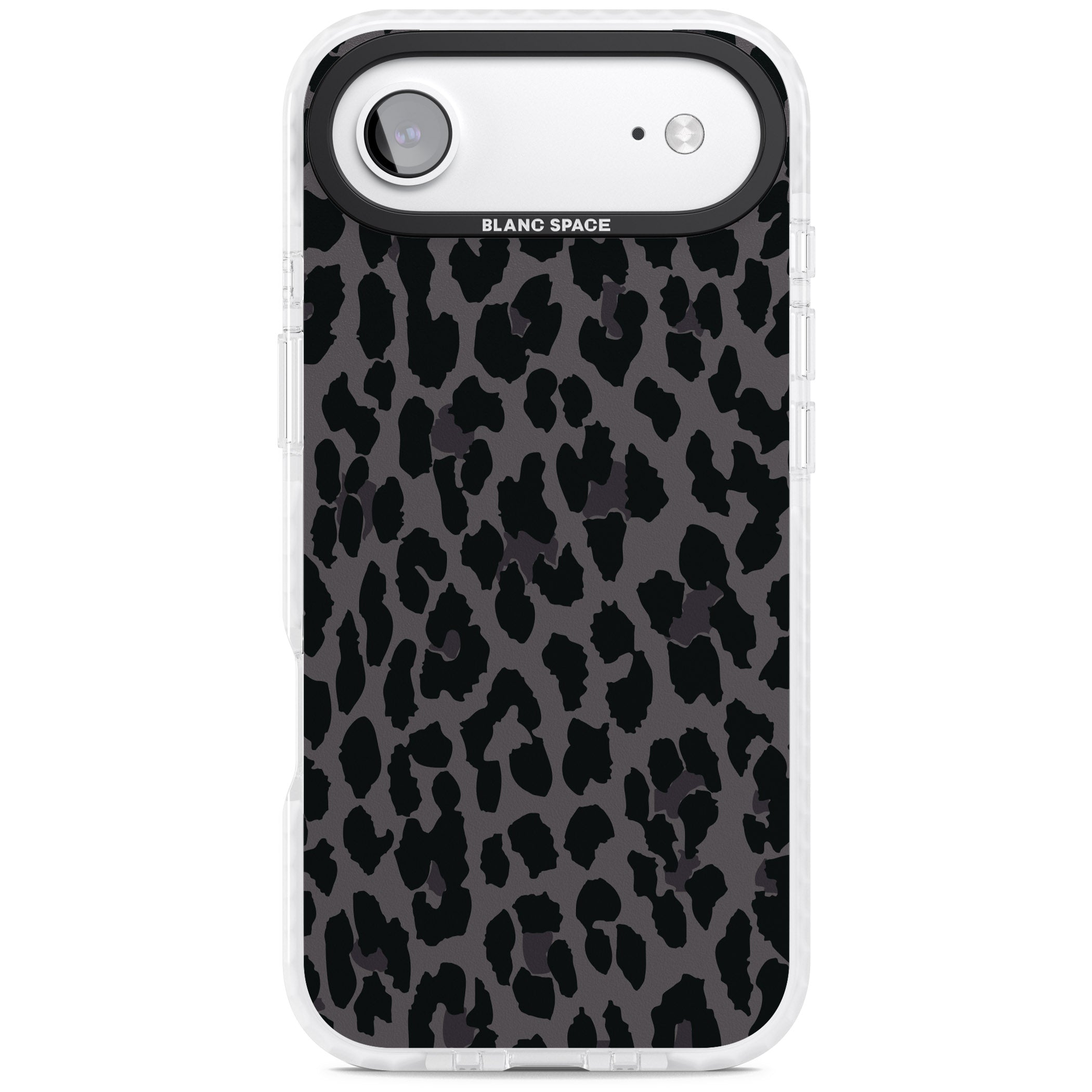 Dark Leopard Print iPhone 17 Air Impact Pro Clear Phone Case