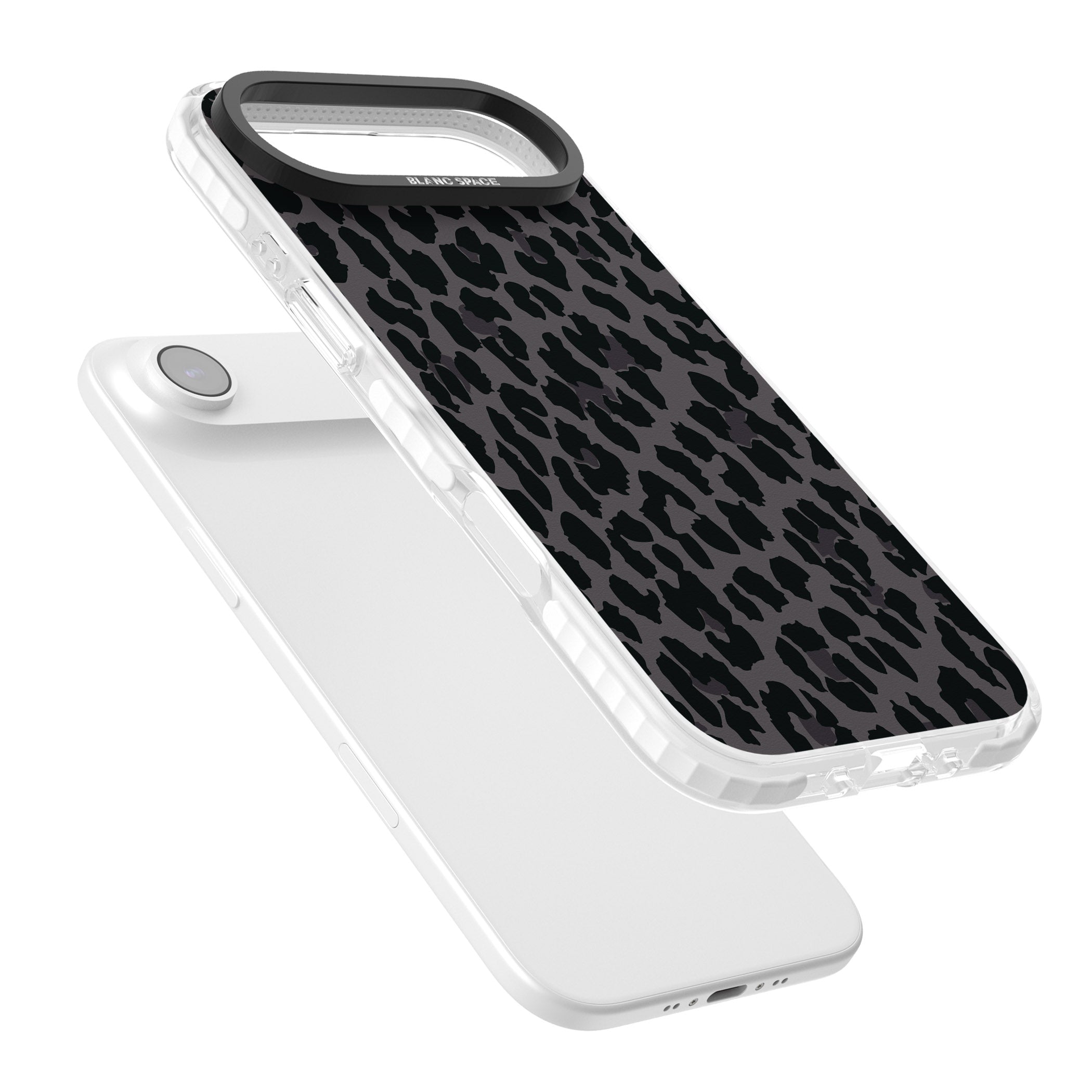 Dark Leopard Print iPhone 17 Air Impact Pro Clear Phone Case Colours